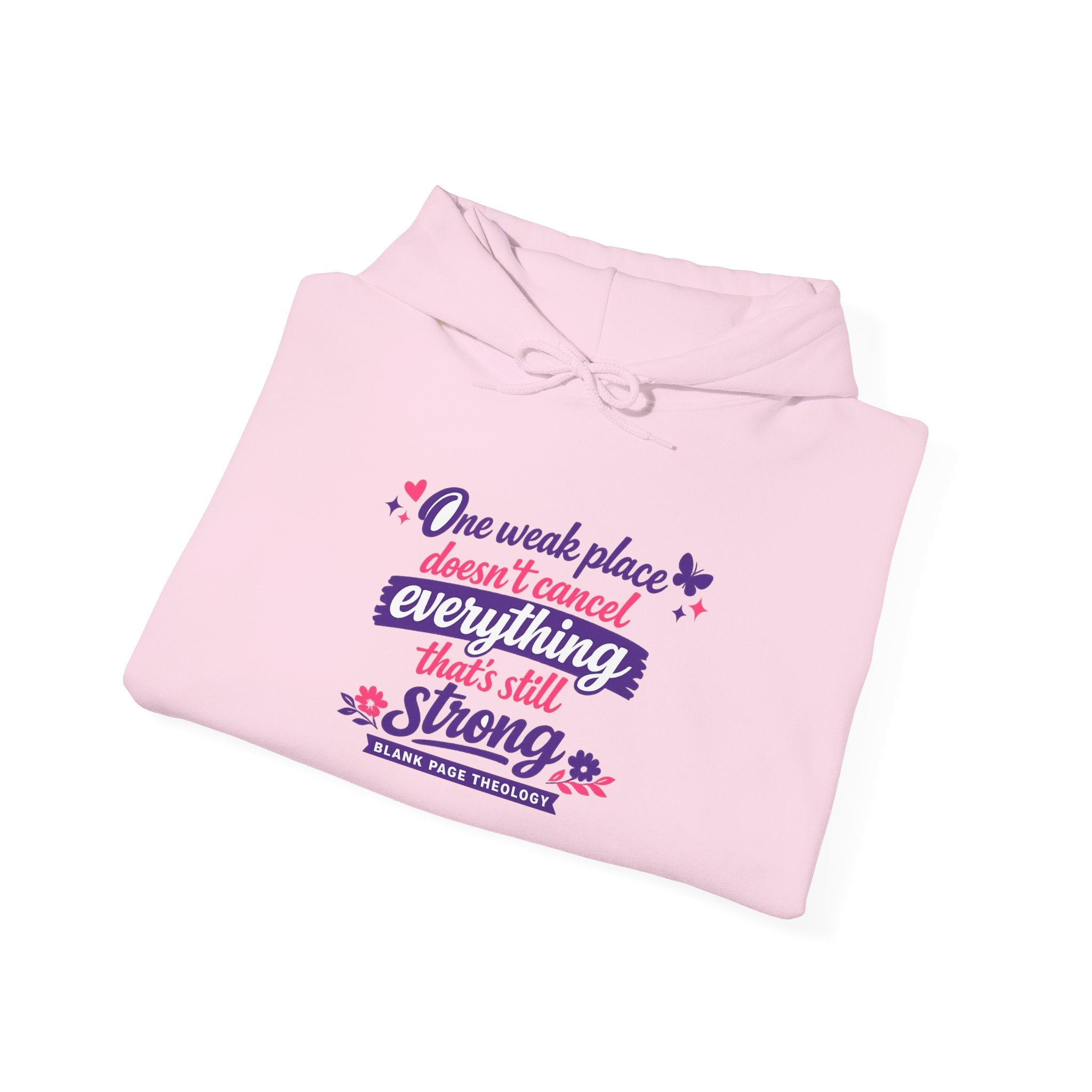 Signature 'One Weak Place' Heavy Blend Hooded Sweatshirt