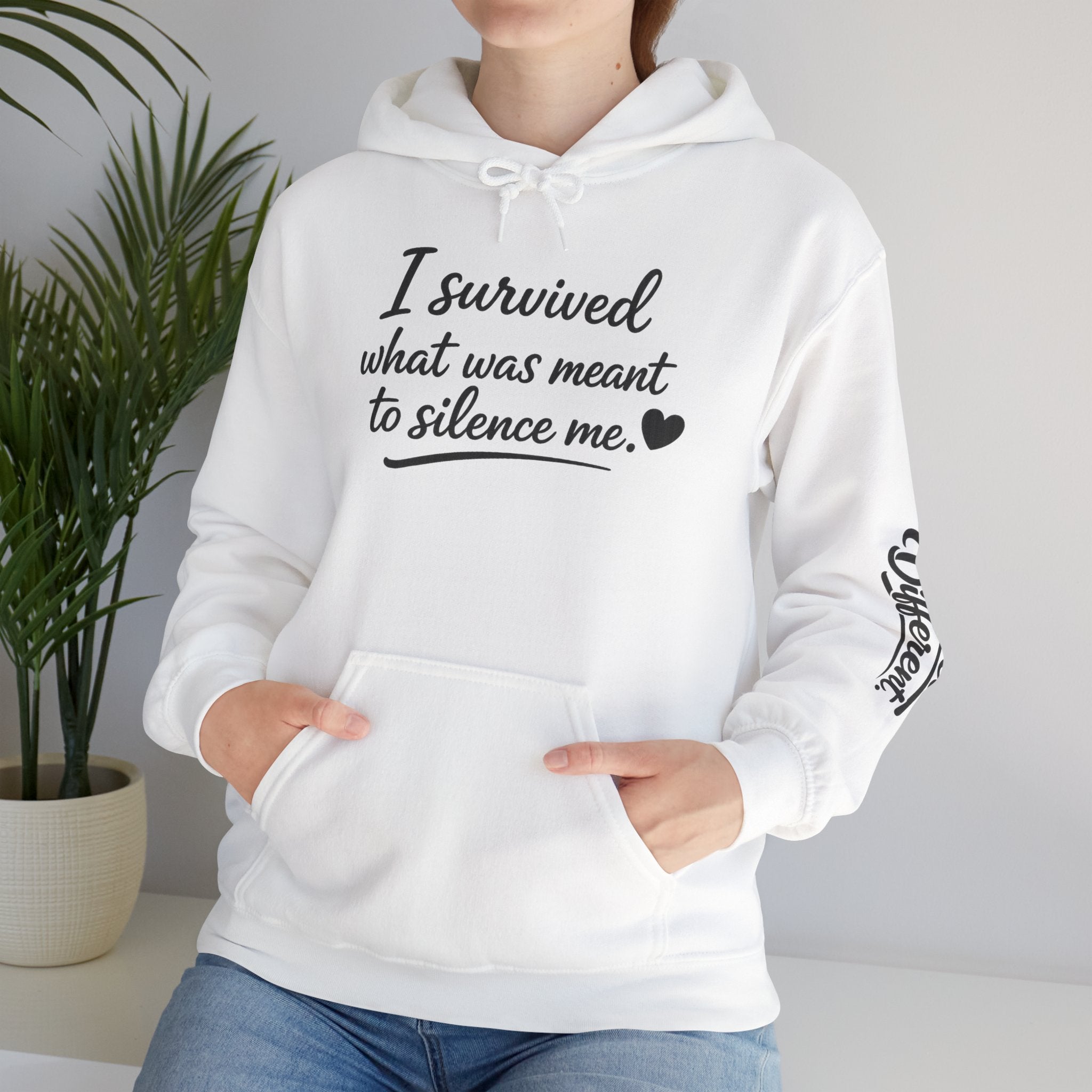 'I Survived' Heavy Blend Hooded Sweatshirt
