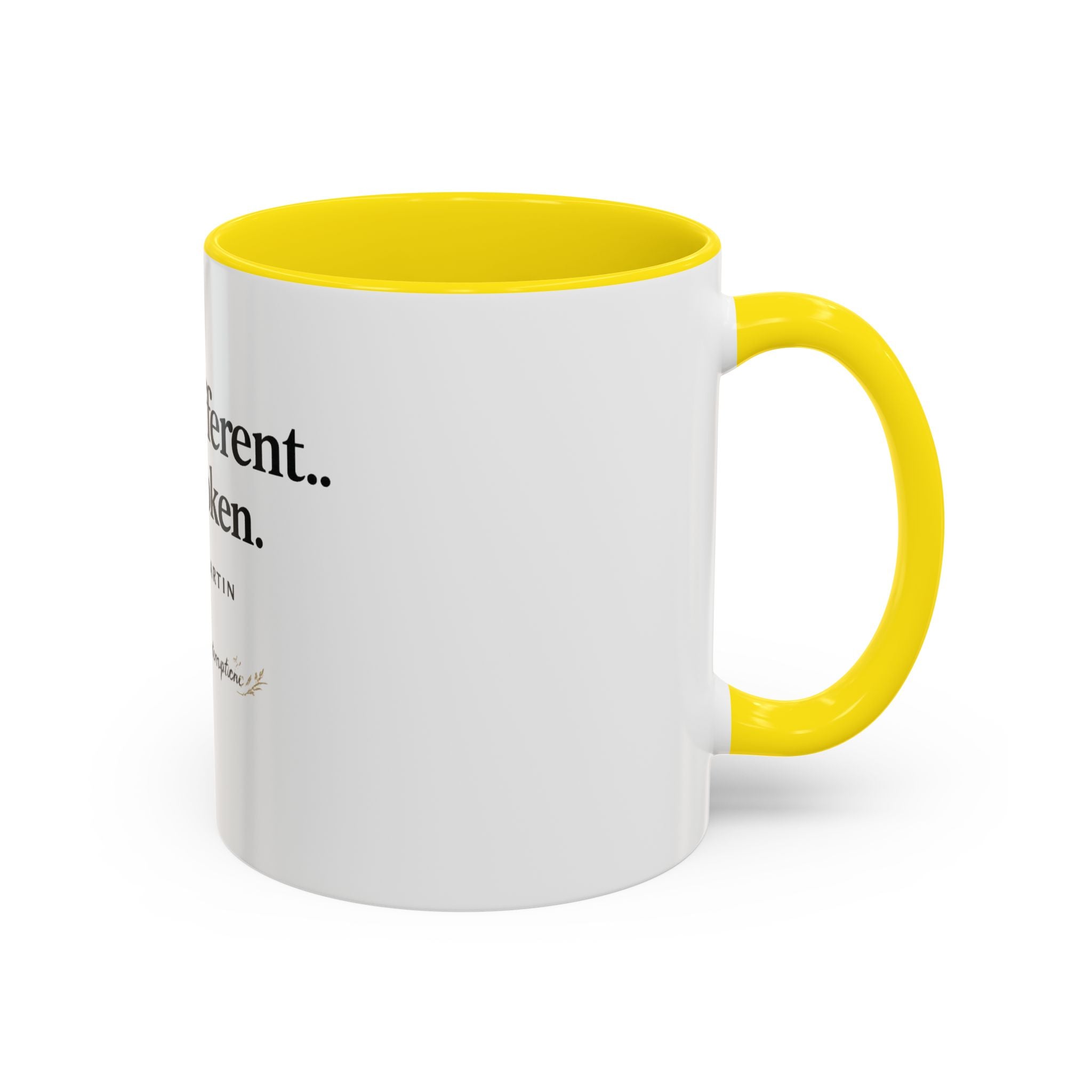 Signature 'Built Different, Not Broken' Accent Coffee Mug