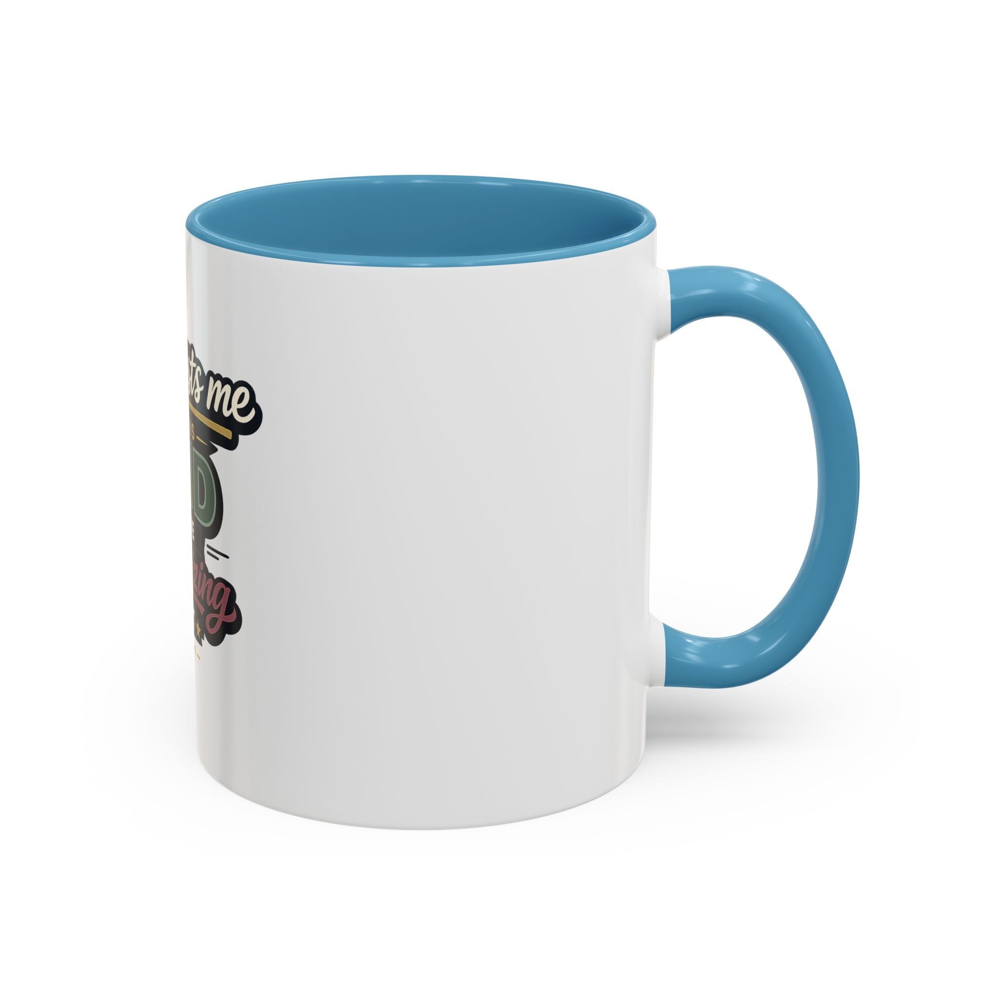 'God Trusts Me' Accent Coffee Mug