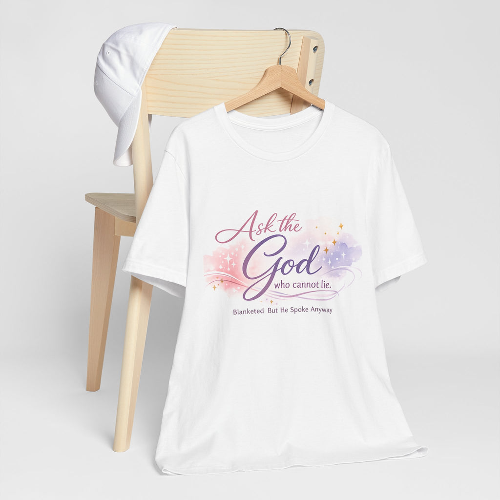 'Ask the God' Jersey Short Sleeve Tee
