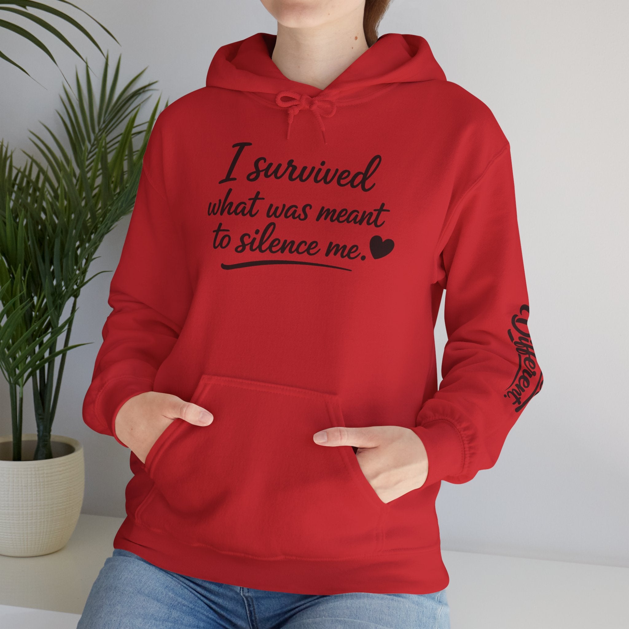 'I Survived' Heavy Blend Hooded Sweatshirt