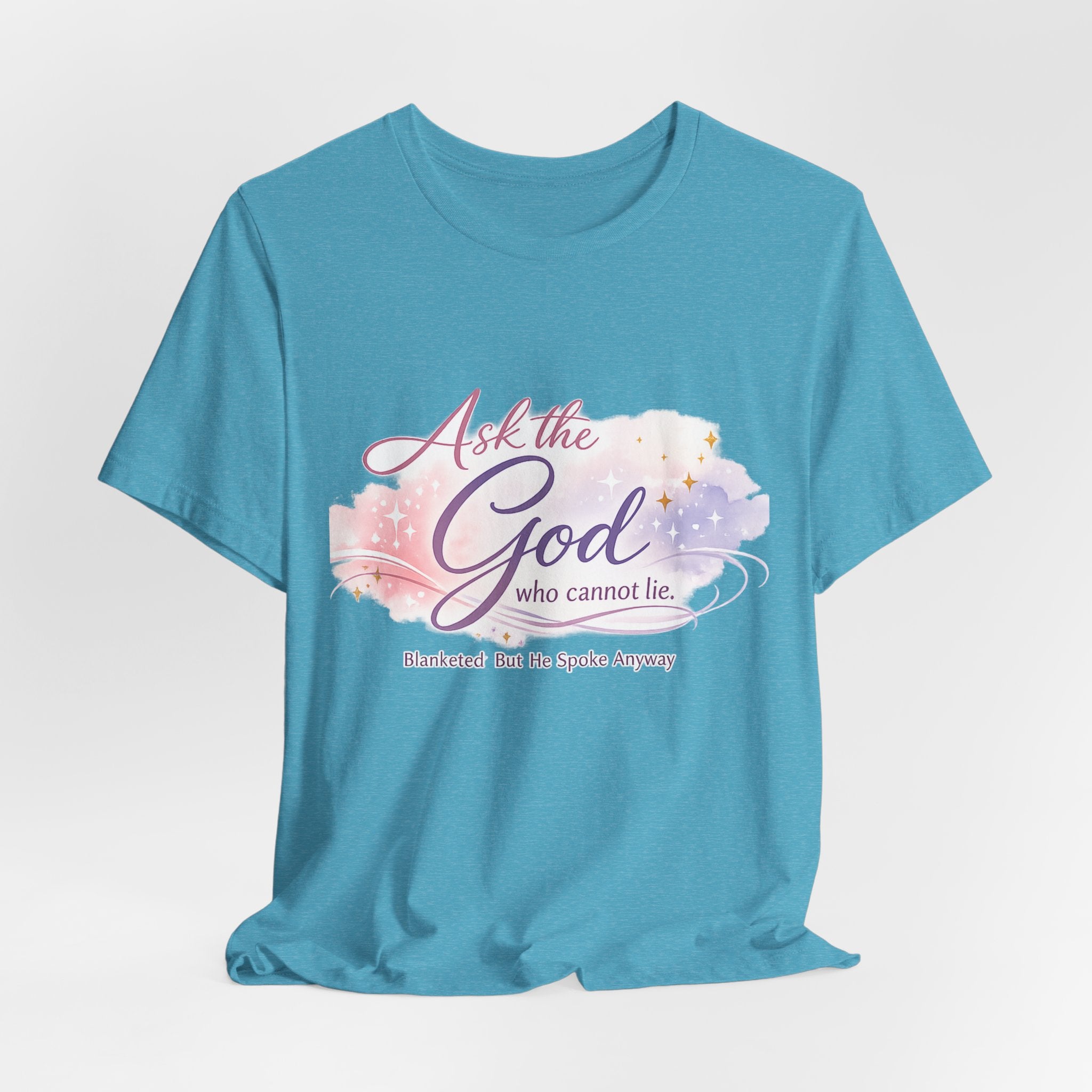 'Ask the God' Jersey Short Sleeve Tee