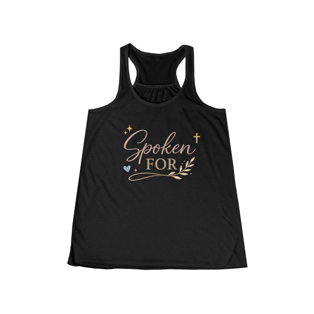 'Spoke For' Women's Flowy Racerback Tank