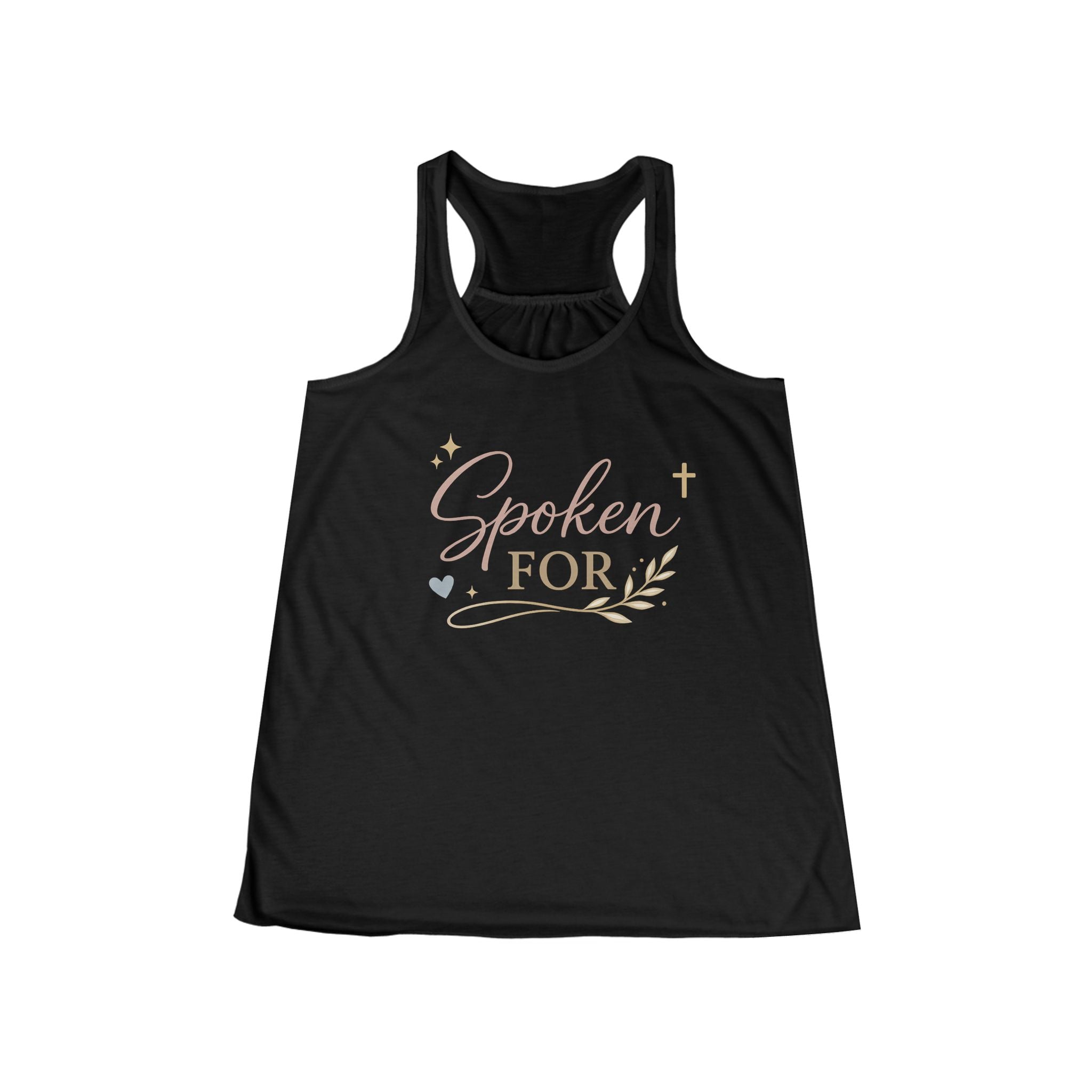 'Spoke For' Women's Flowy Racerback Tank