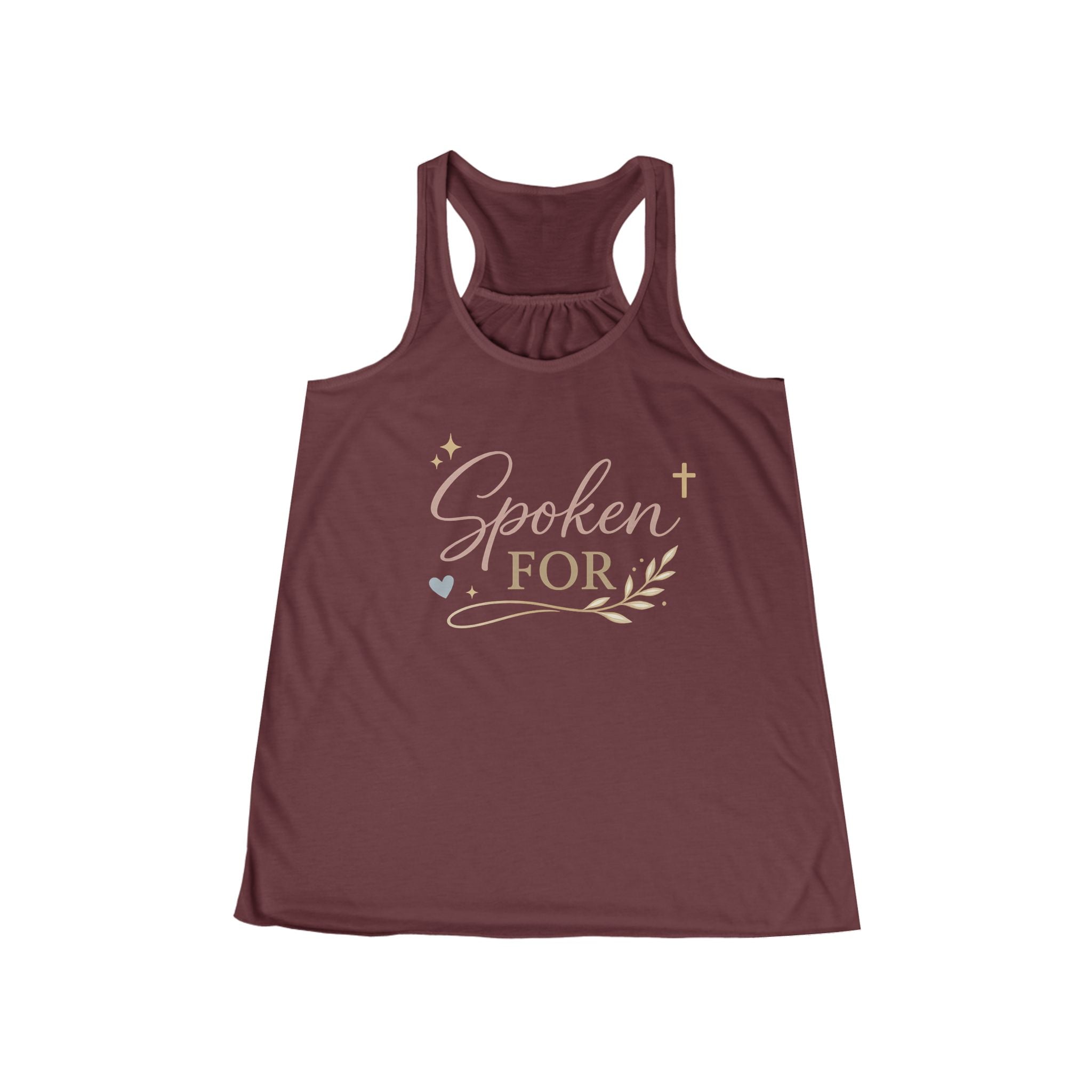 'Spoke For' Women's Flowy Racerback Tank