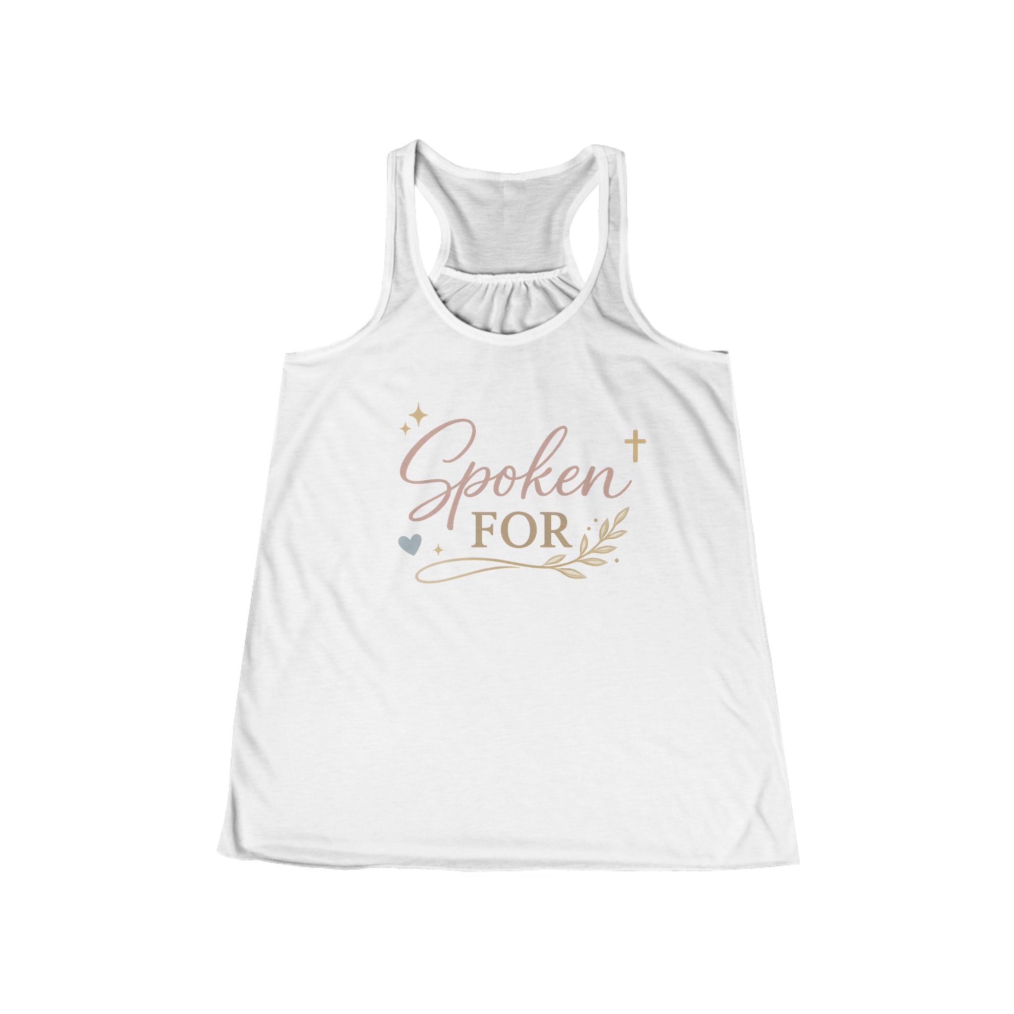 'Spoke For' Women's Flowy Racerback Tank