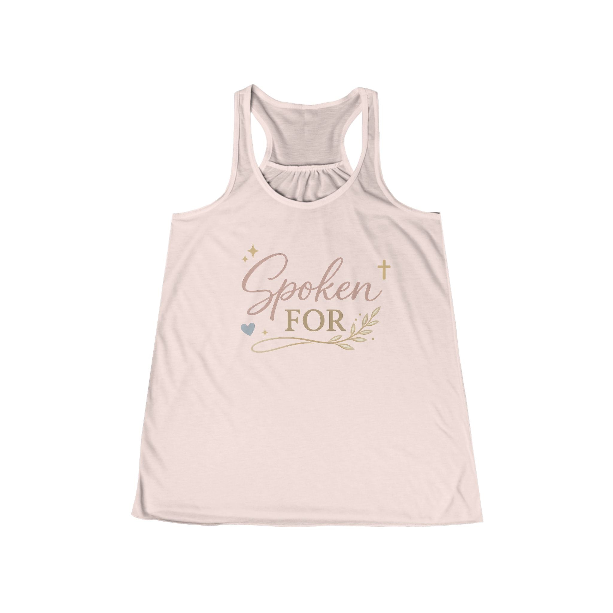 'Spoke For' Women's Flowy Racerback Tank