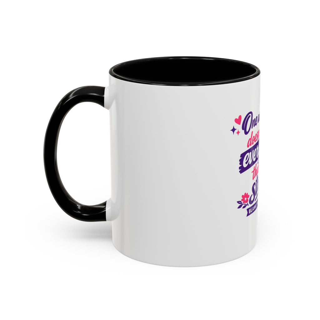 'One Weak Place' Accent Coffee Mug