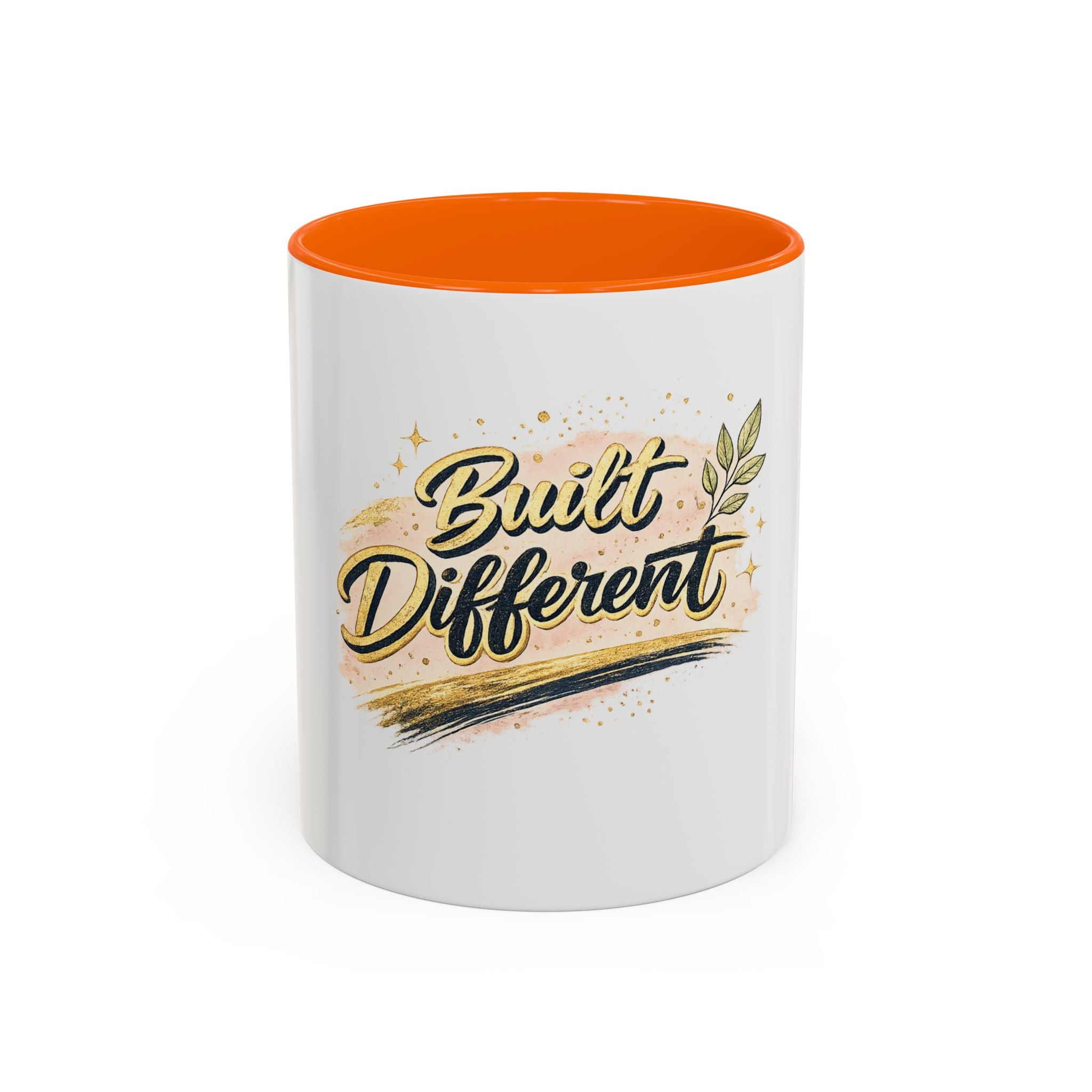 'Built Different' Accent Coffee Mug