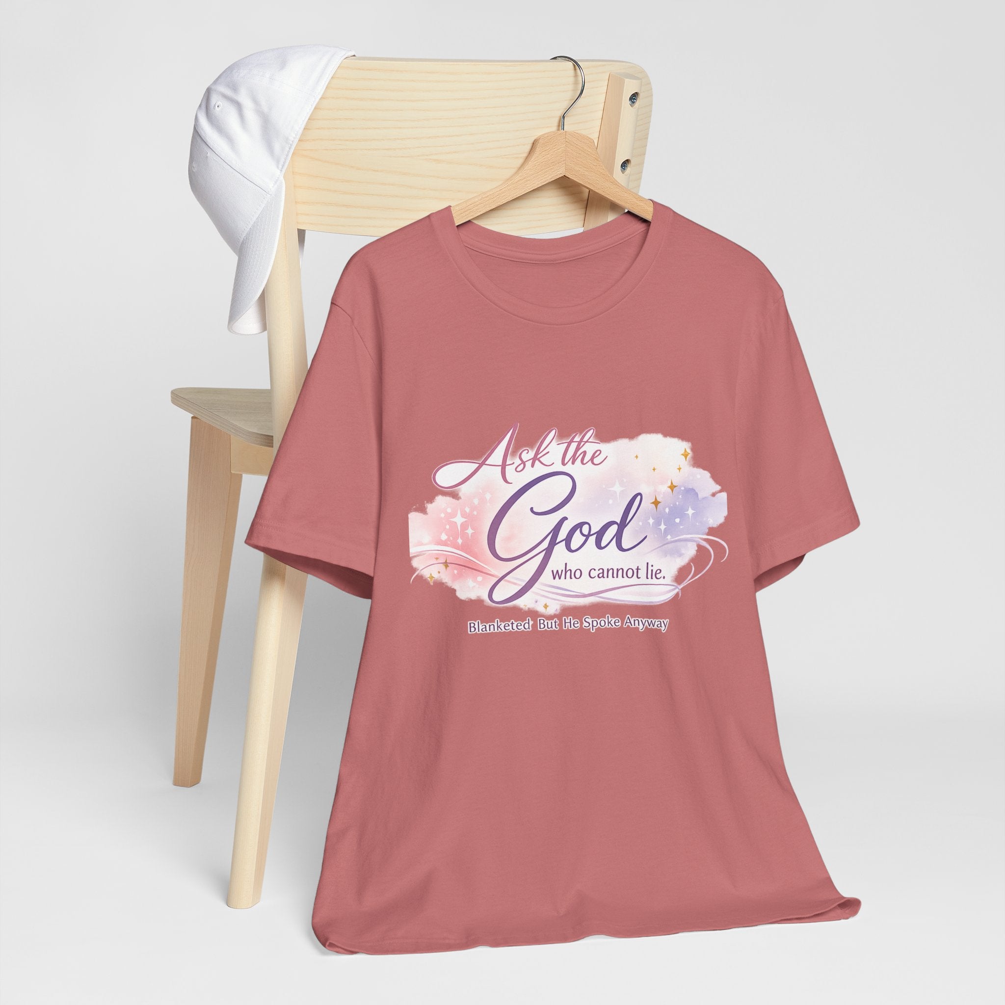 'Ask the God' Jersey Short Sleeve Tee