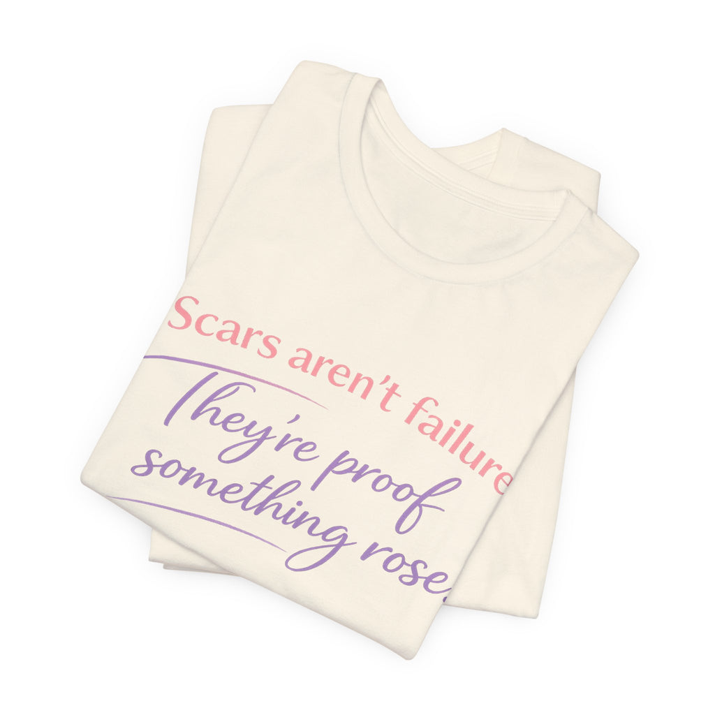 'Scars Aren't Failure' Jersey Short Sleeve Tee