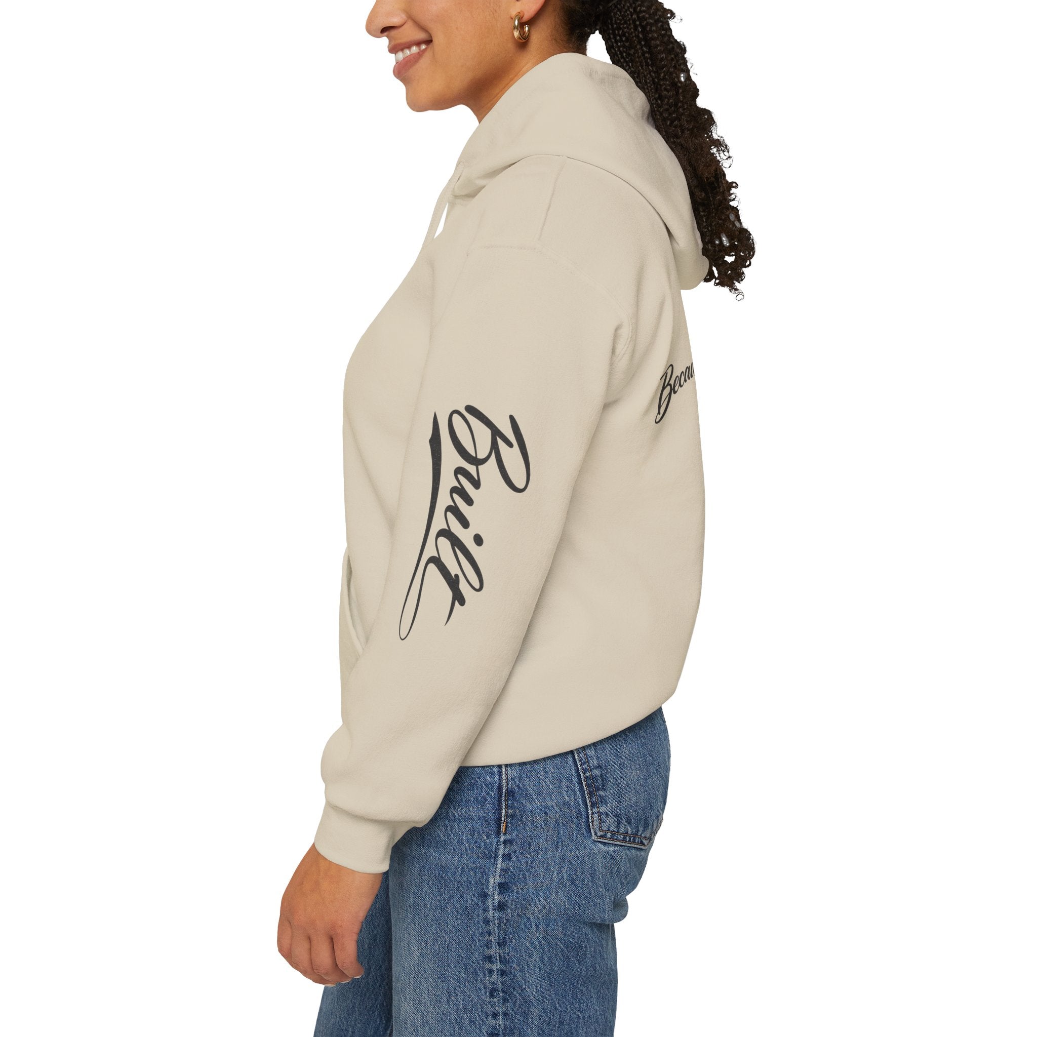 Signature 'Because God Set Me Apart' Blend Hooded Sweatshirt