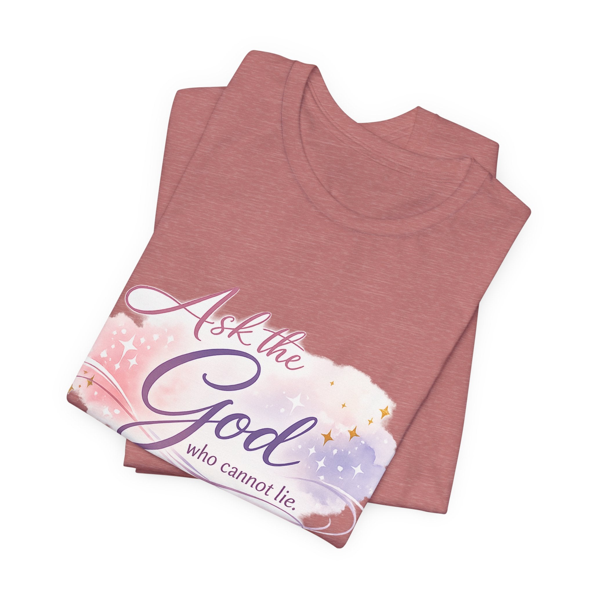 'Ask the God' Jersey Short Sleeve Tee