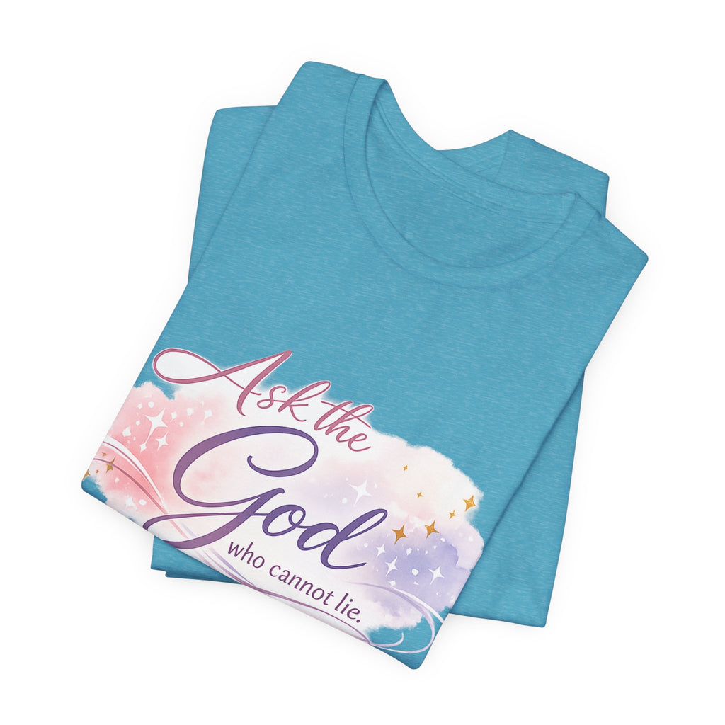 'Ask the God' Jersey Short Sleeve Tee