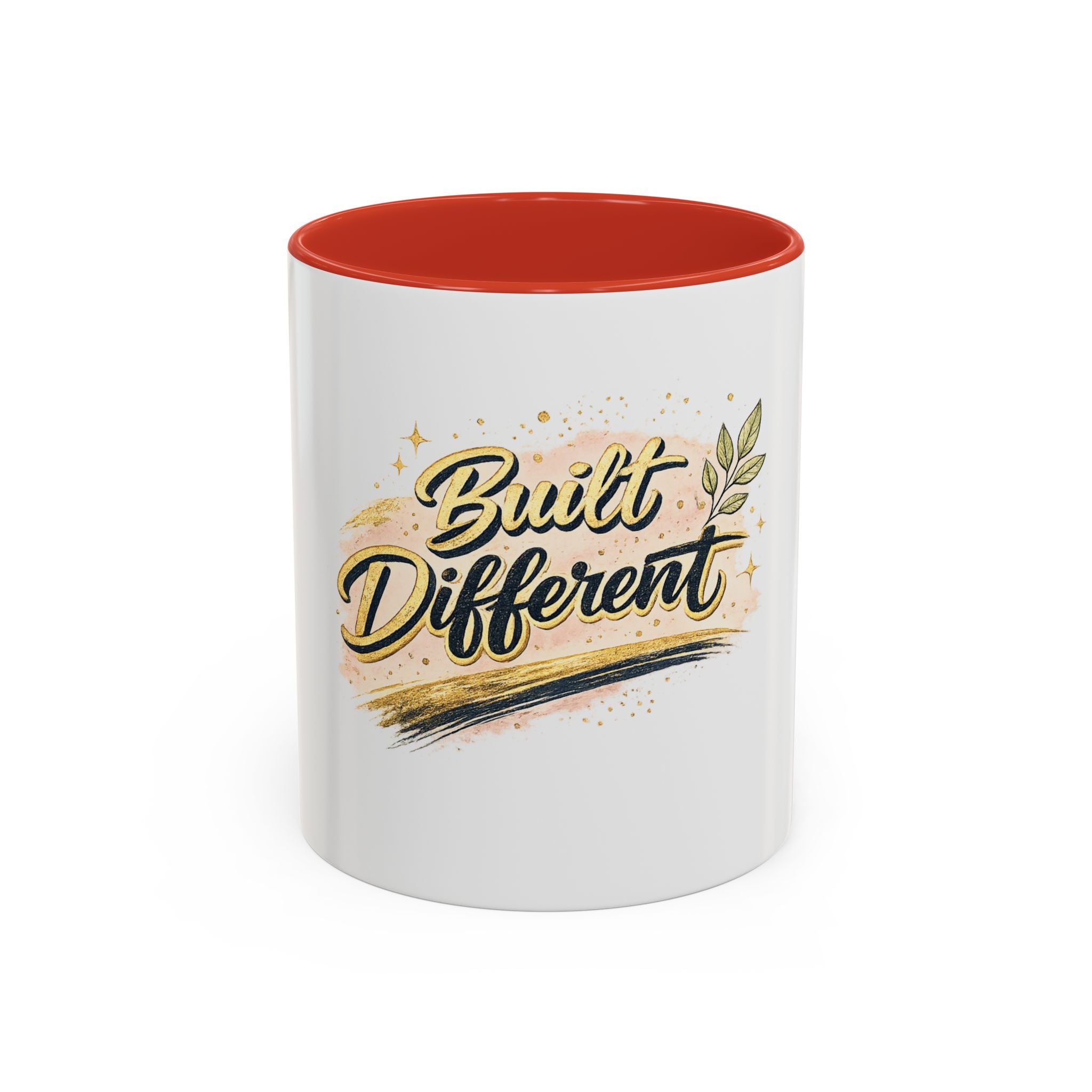 'Built Different' Accent Coffee Mug