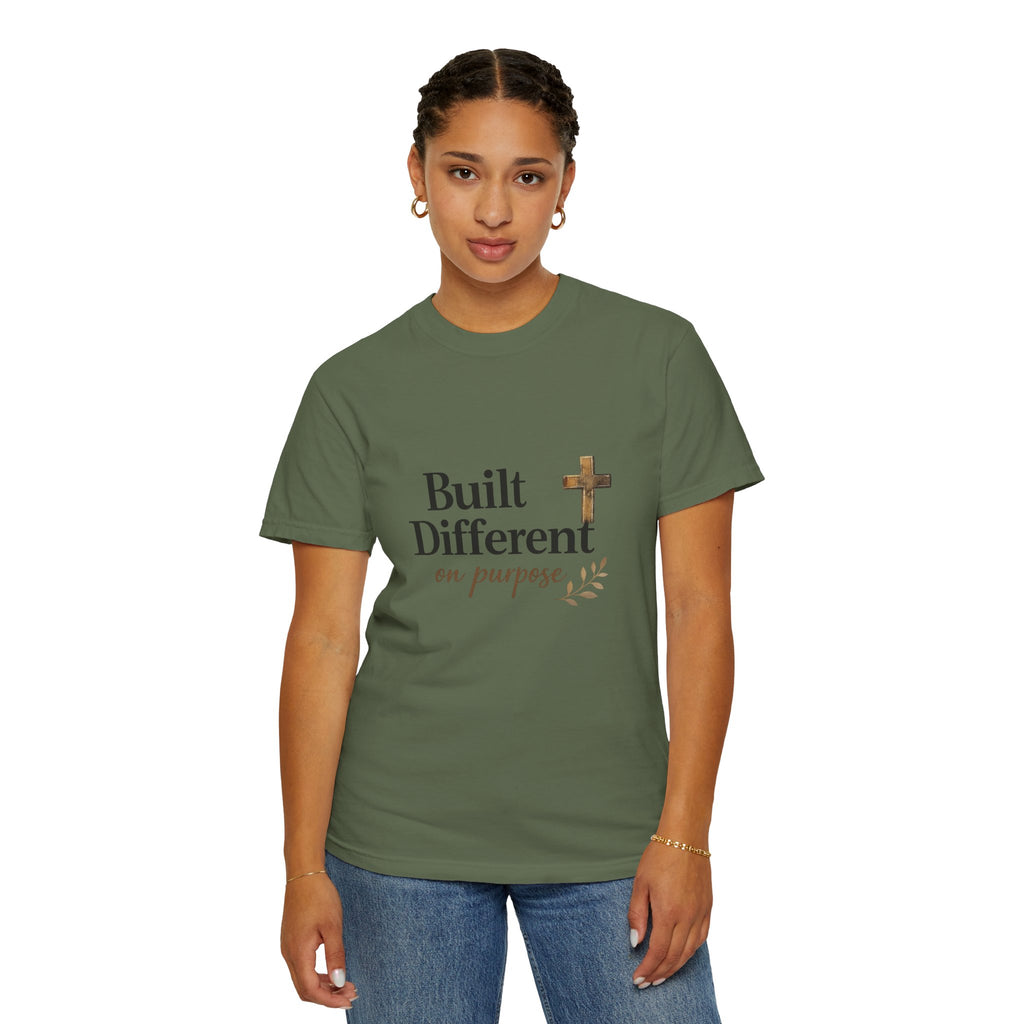 'Built Different on Purpose' Garment-Dyed T-shirt