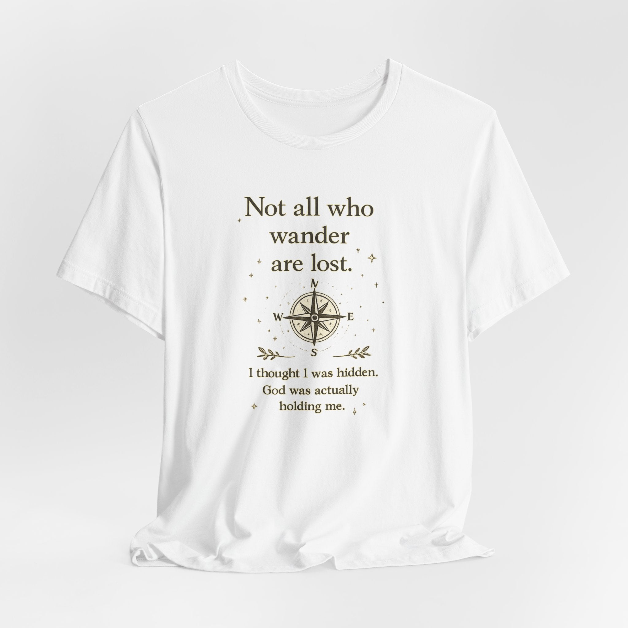 'Not All Who Wander Are Lost' Jersey Short Sleeve Tee