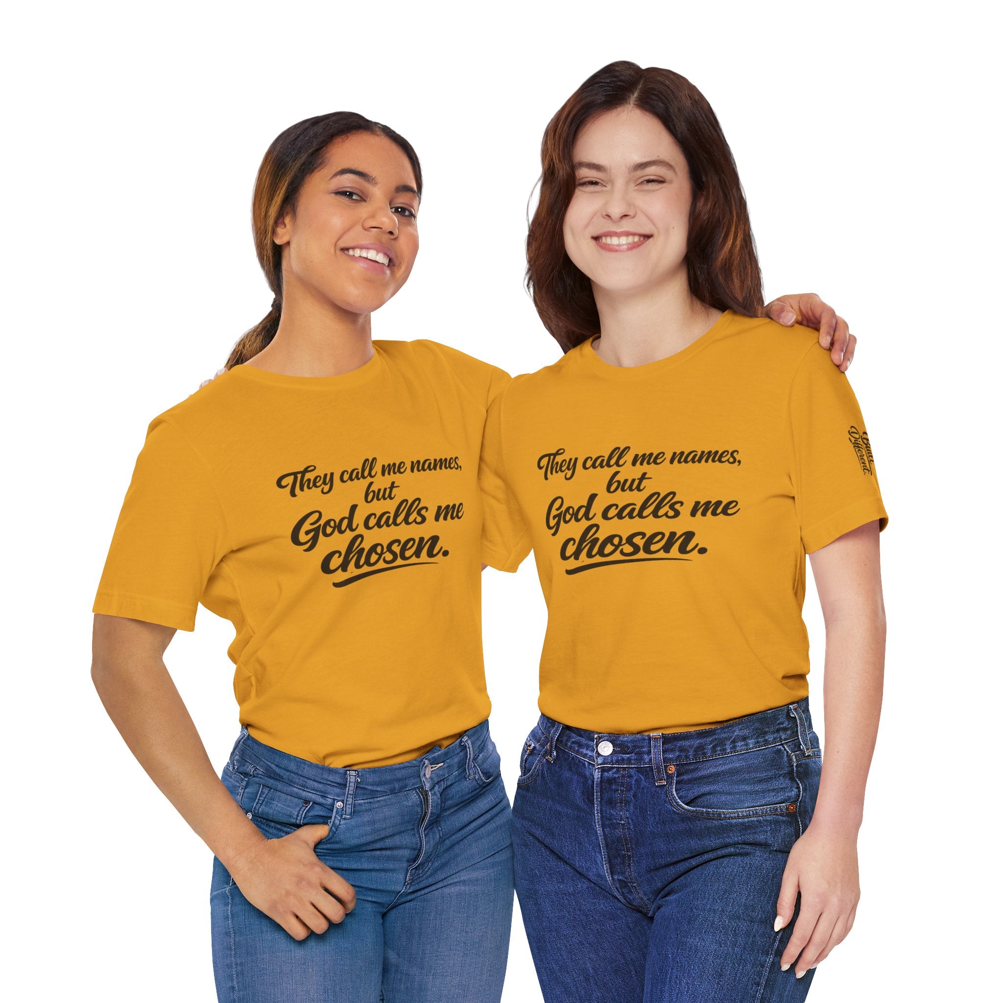 'God Calls Me Chosen'  Short Sleeve Tee