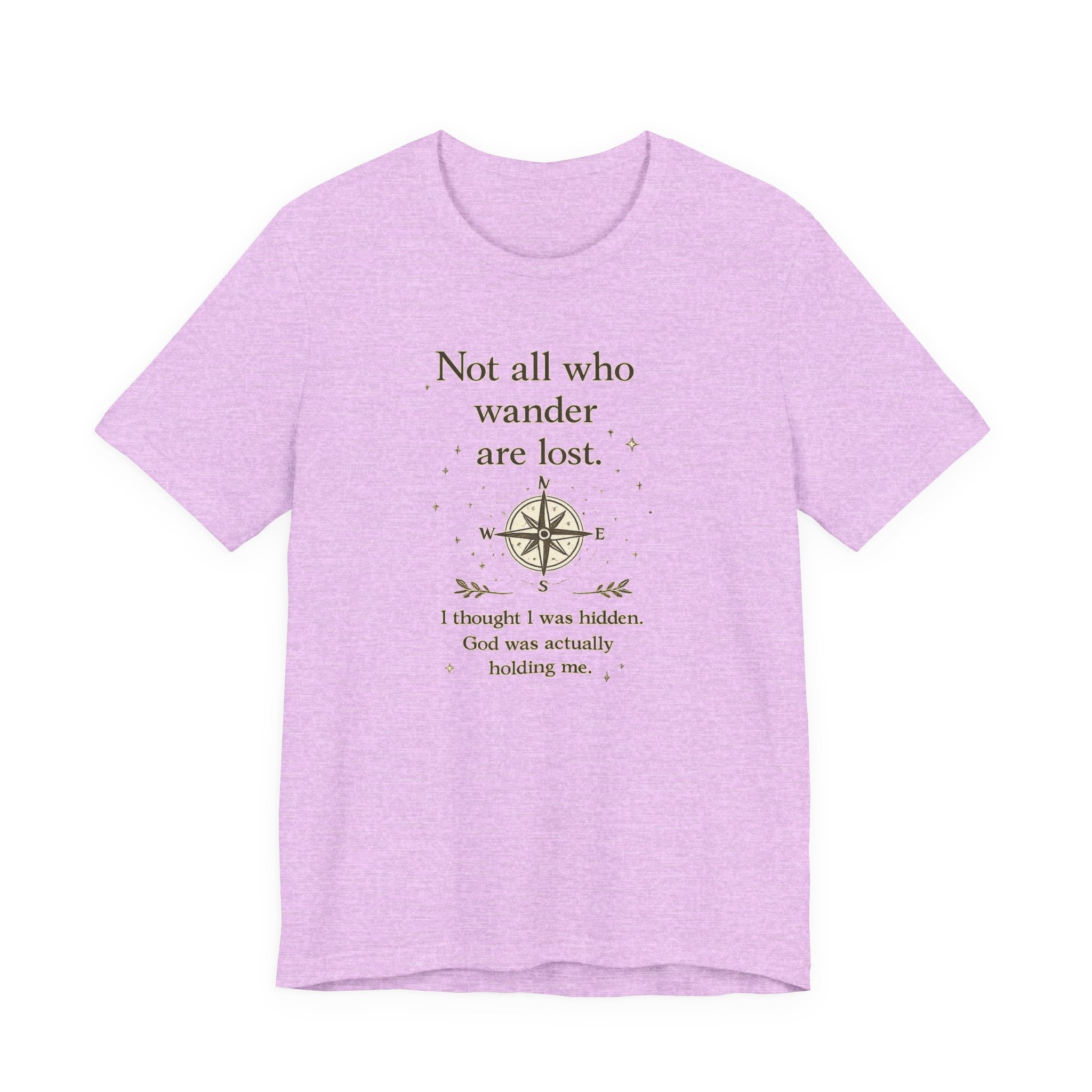'Not All Who Wander Are Lost' Jersey Short Sleeve Tee