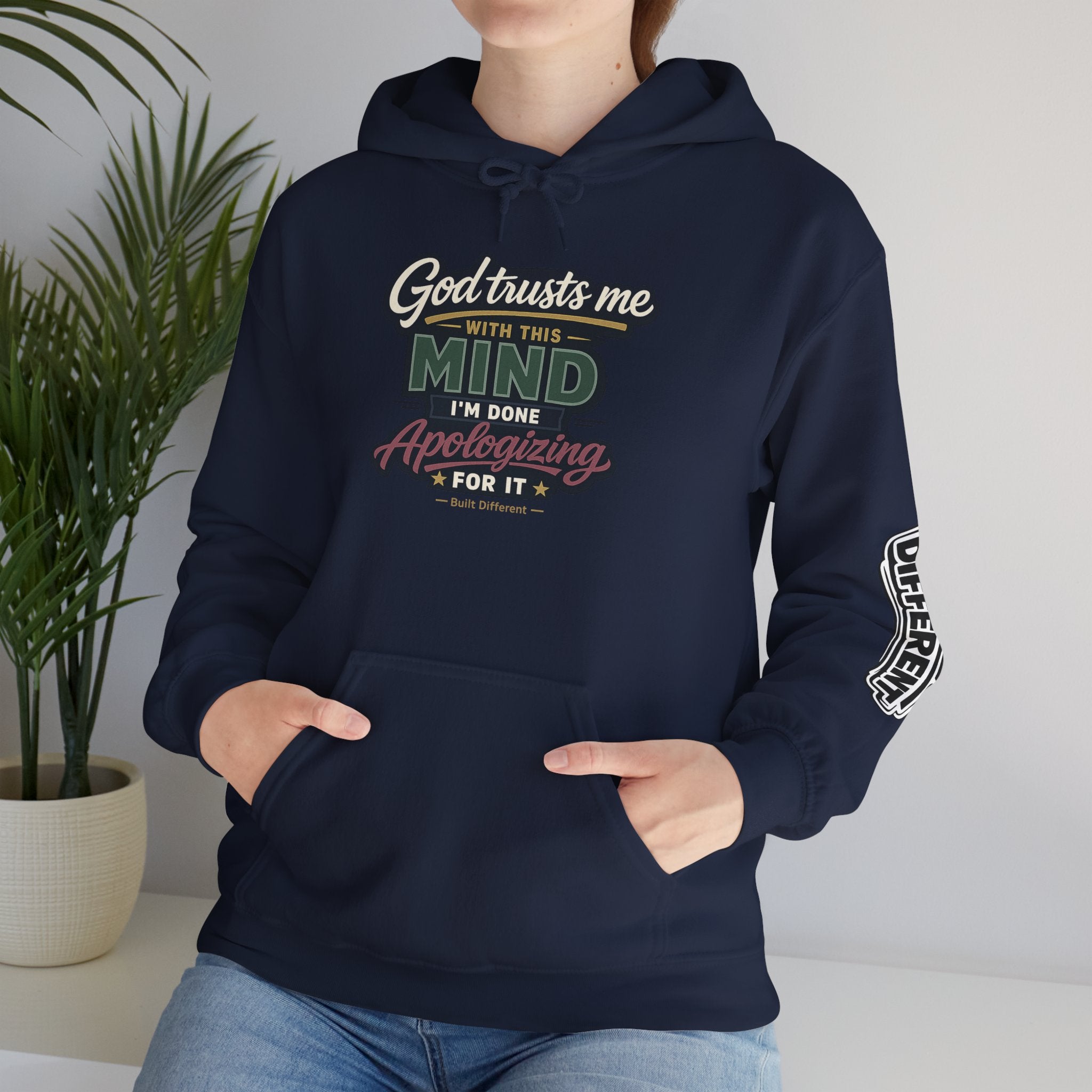 'God Trusts Me' Heavy Blend Hooded Sweatshirt