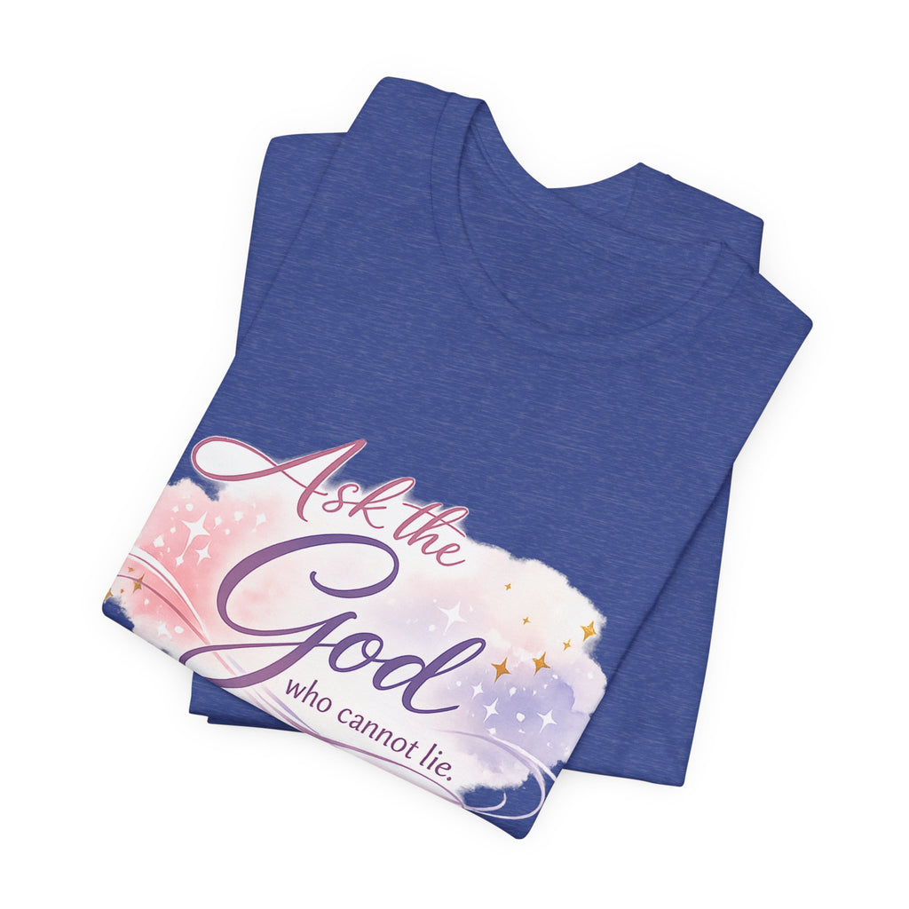 'Ask the God' Jersey Short Sleeve Tee