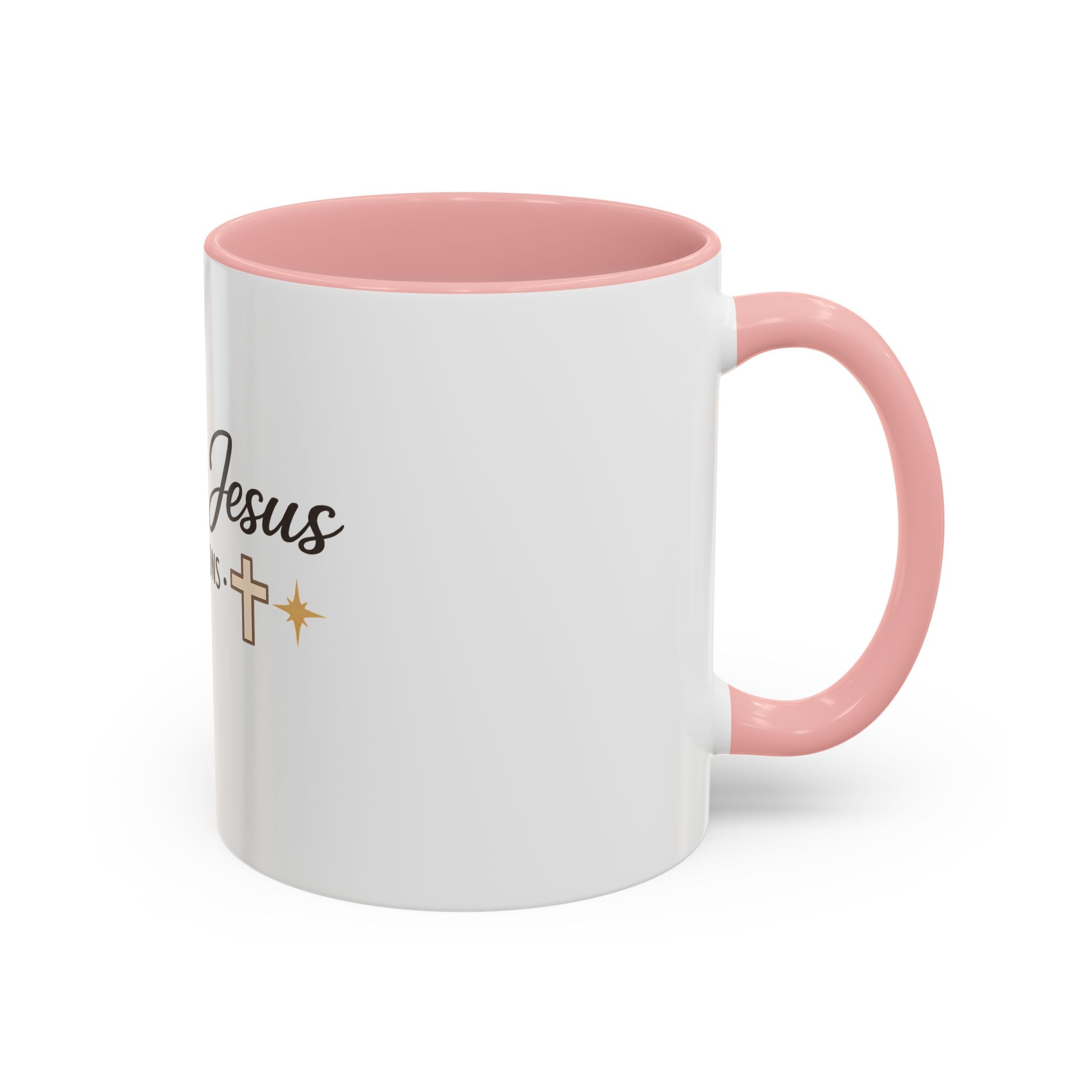 Signature 'Coffee & Jesus Interruptions' Accent Coffee Mug
