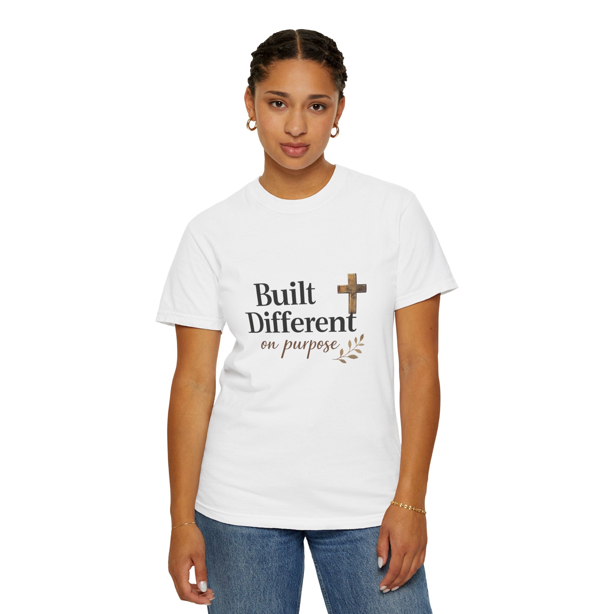 'Built Different on Purpose' Garment-Dyed T-shirt