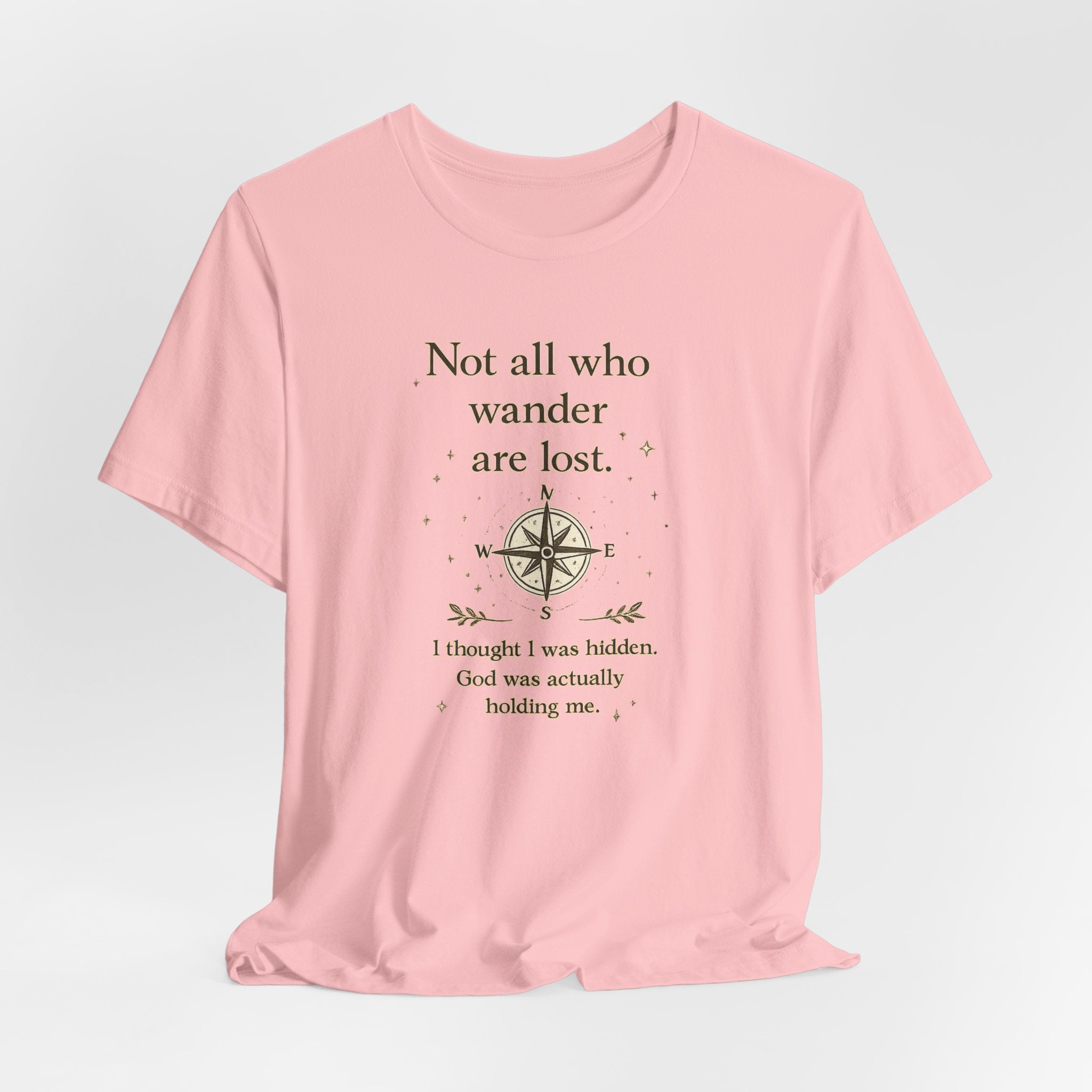 'Not All Who Wander Are Lost' Jersey Short Sleeve Tee