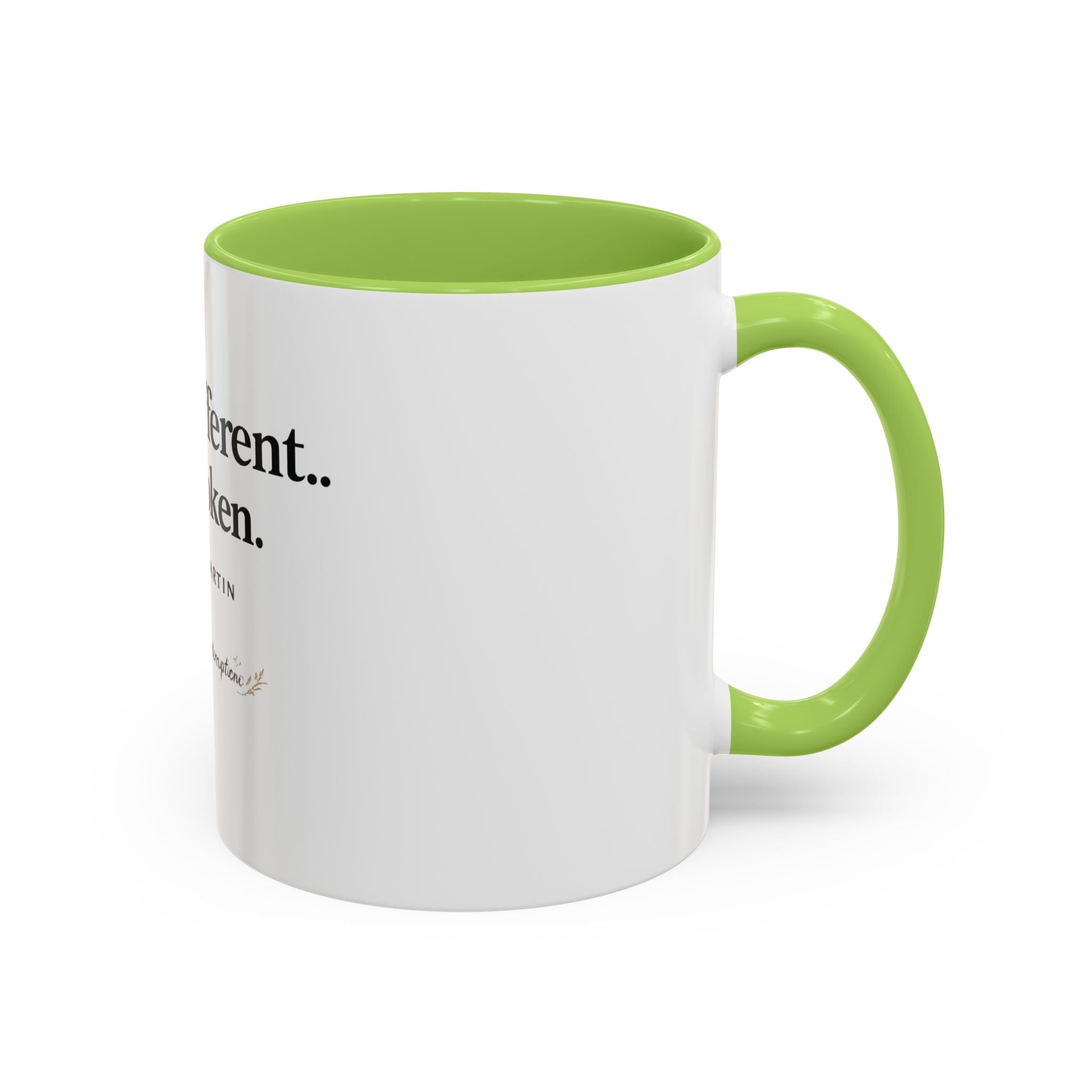Signature 'Built Different, Not Broken' Accent Coffee Mug