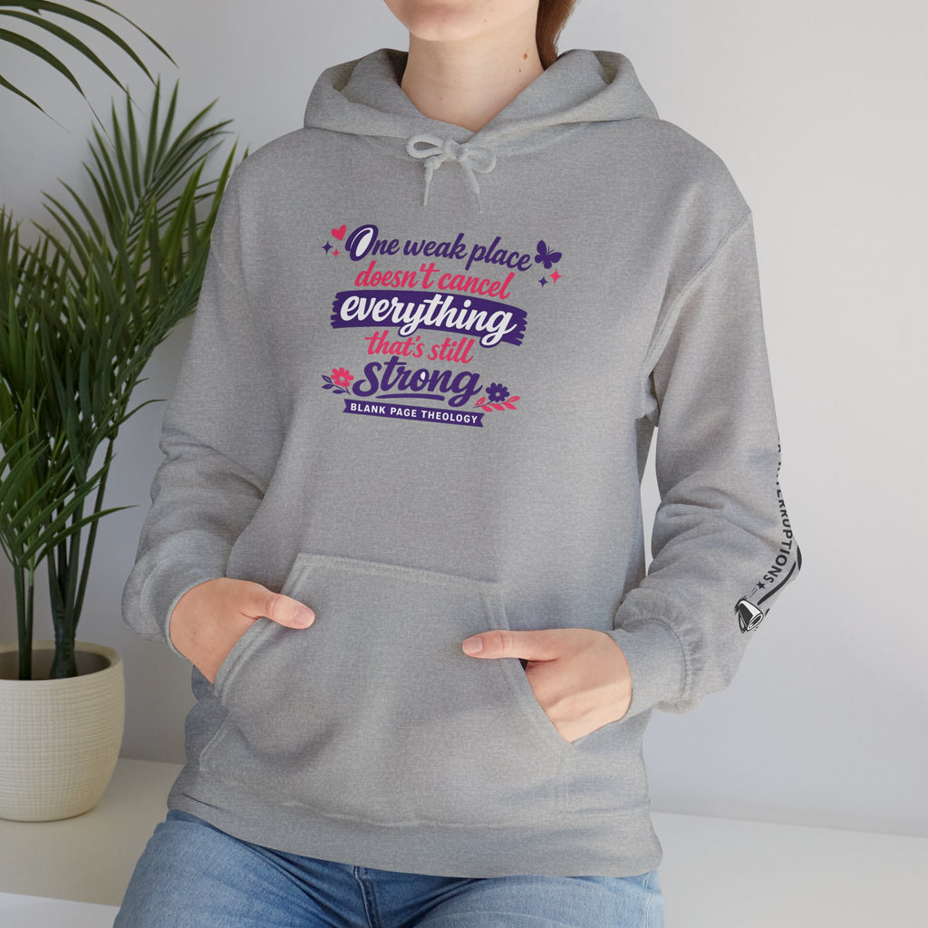 Signature 'One Weak Place' Heavy Blend Hooded Sweatshirt