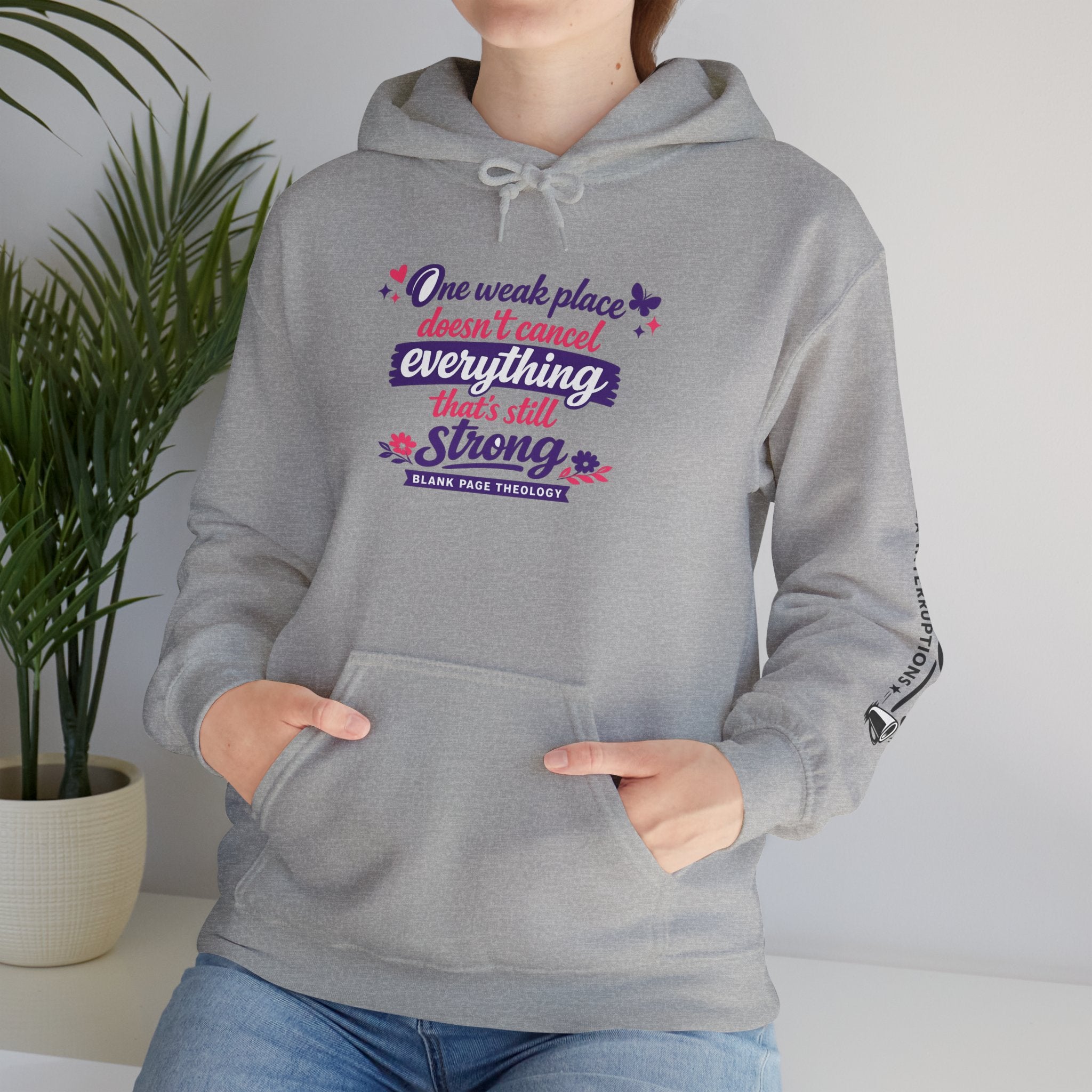 Signature 'One Weak Place' Heavy Blend Hooded Sweatshirt