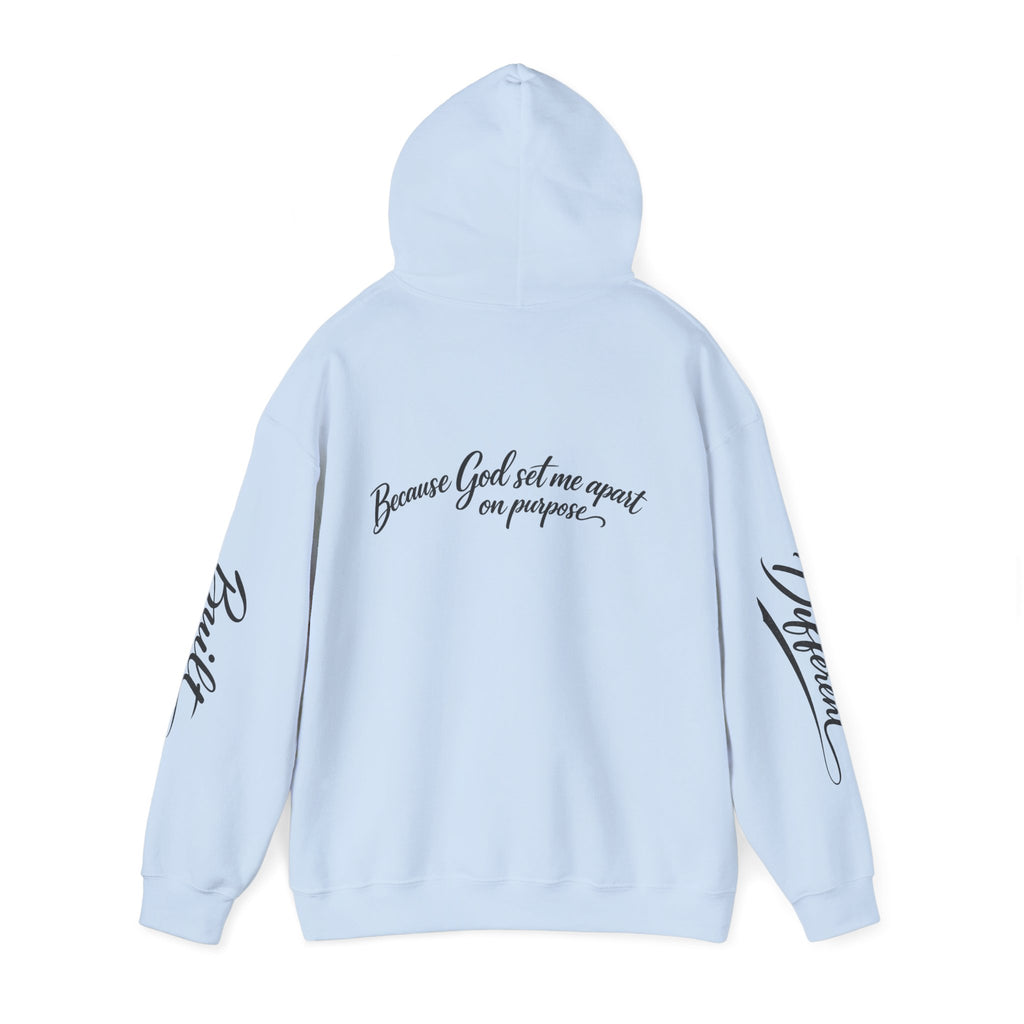 Signature 'Because God Set Me Apart' Blend Hooded Sweatshirt