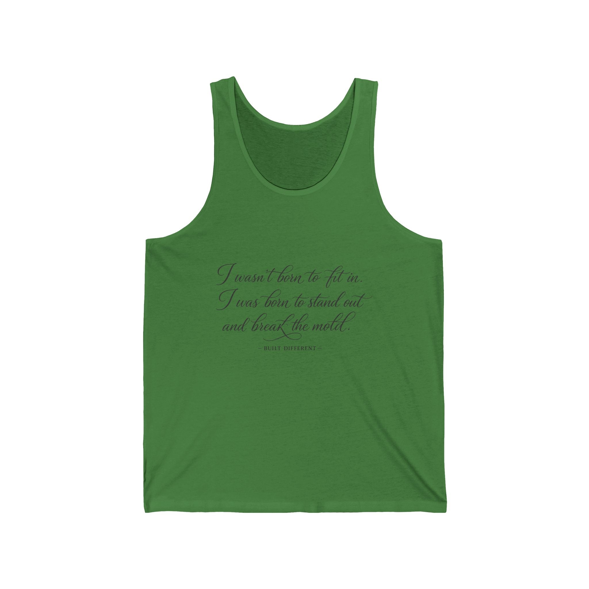 'I Wasn't Born To Fit In' Jersey Tank