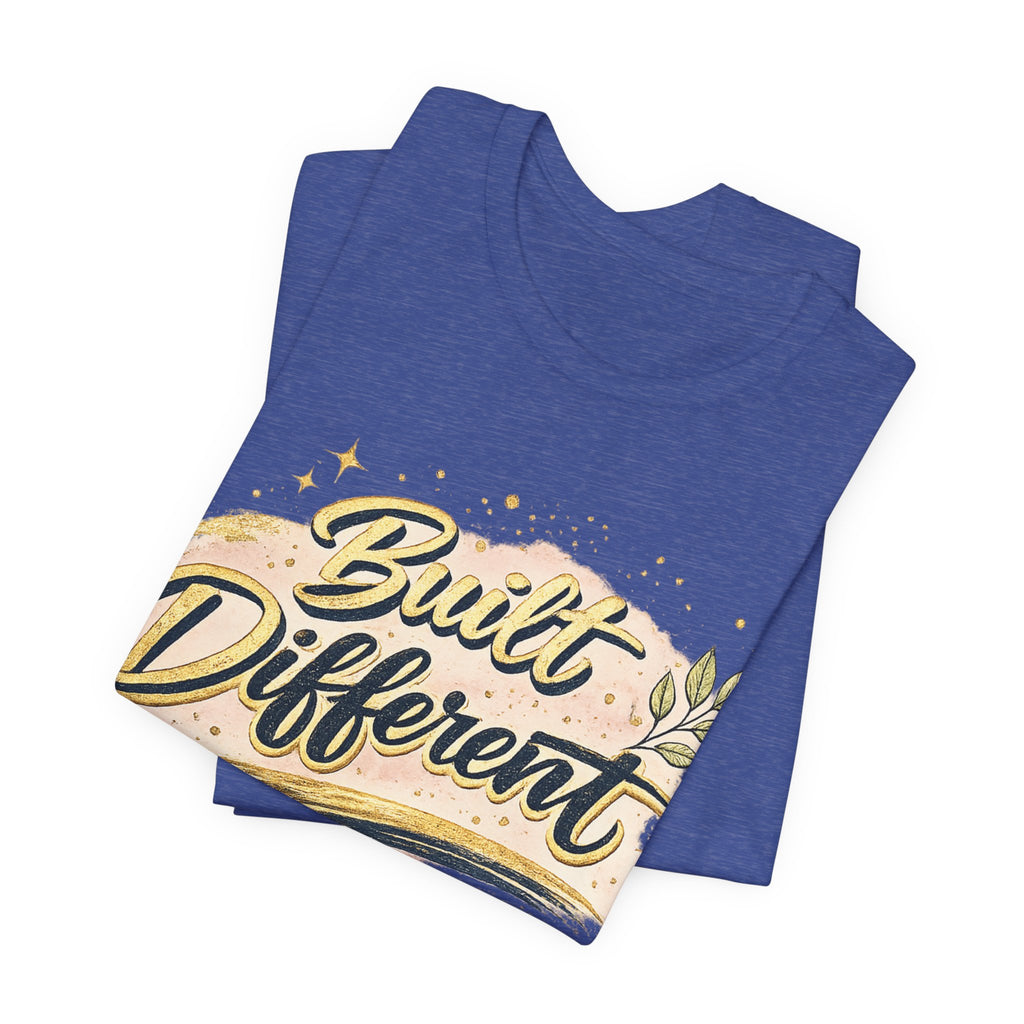 'Built Different' Jersey Short Sleeve Tee