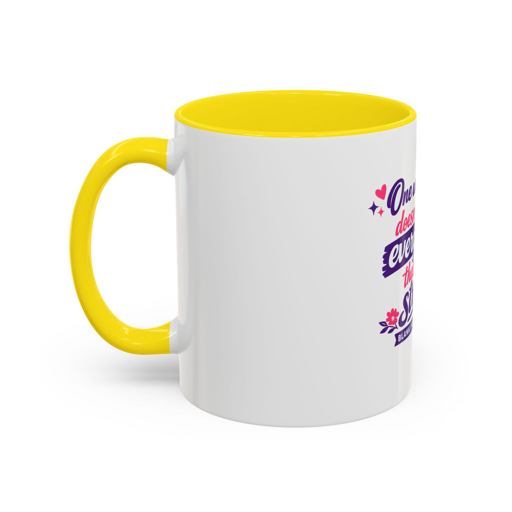 'One Weak Place' Accent Coffee Mug