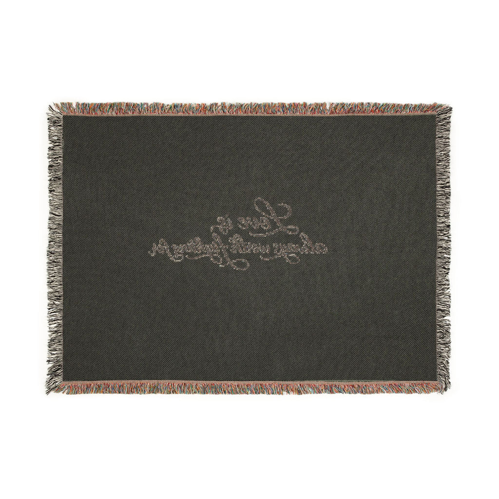 'Love is Always Worth Fighting For' Woven Blanket