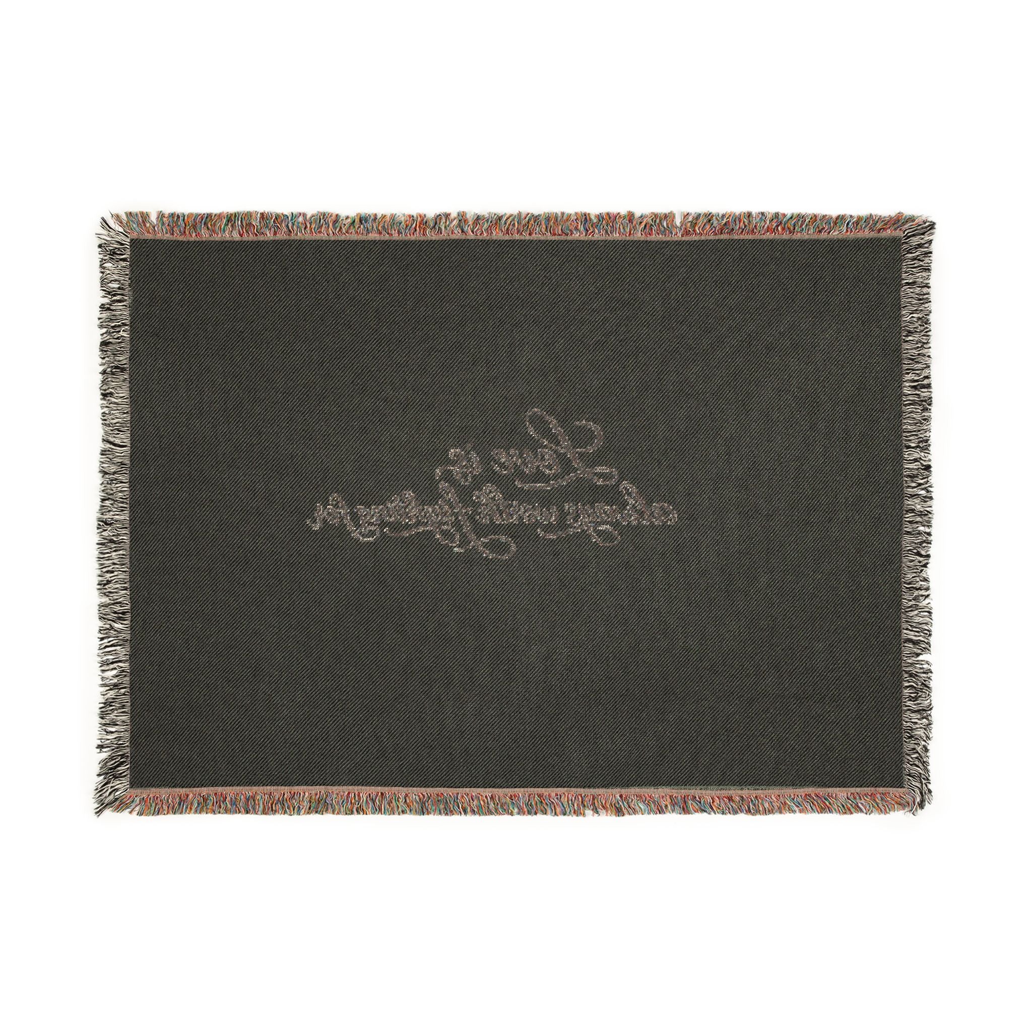 'Love is Always Worth Fighting For' Woven Blanket