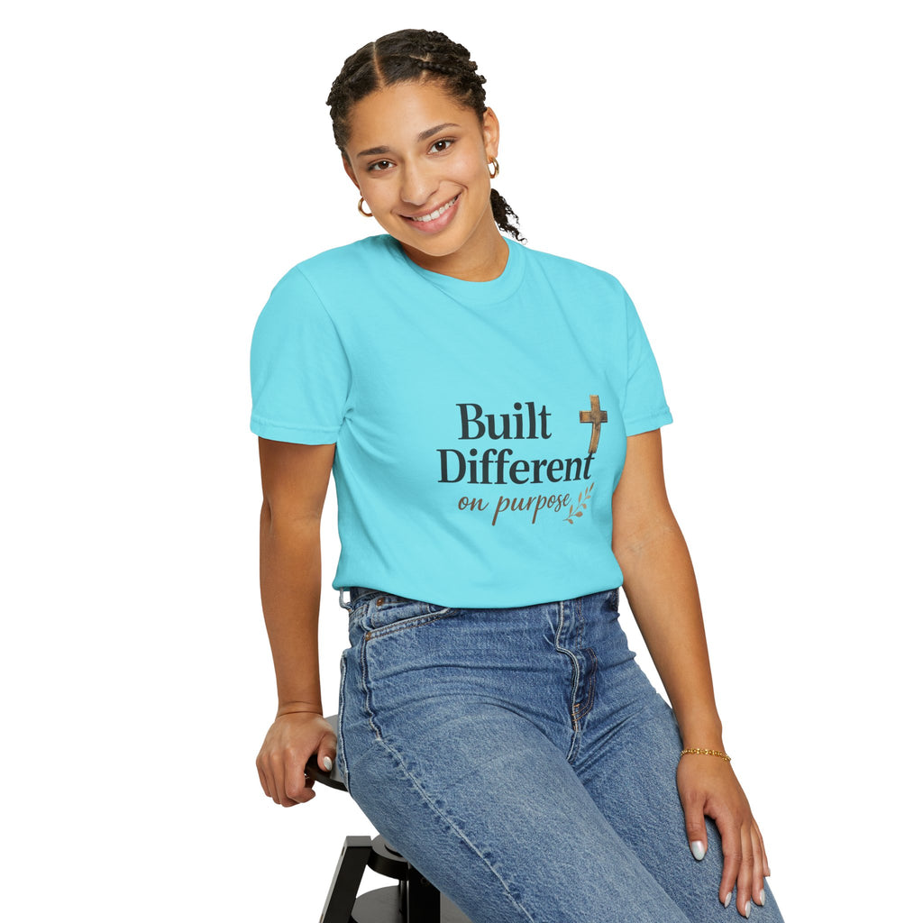 'Built Different on Purpose' Garment-Dyed T-shirt