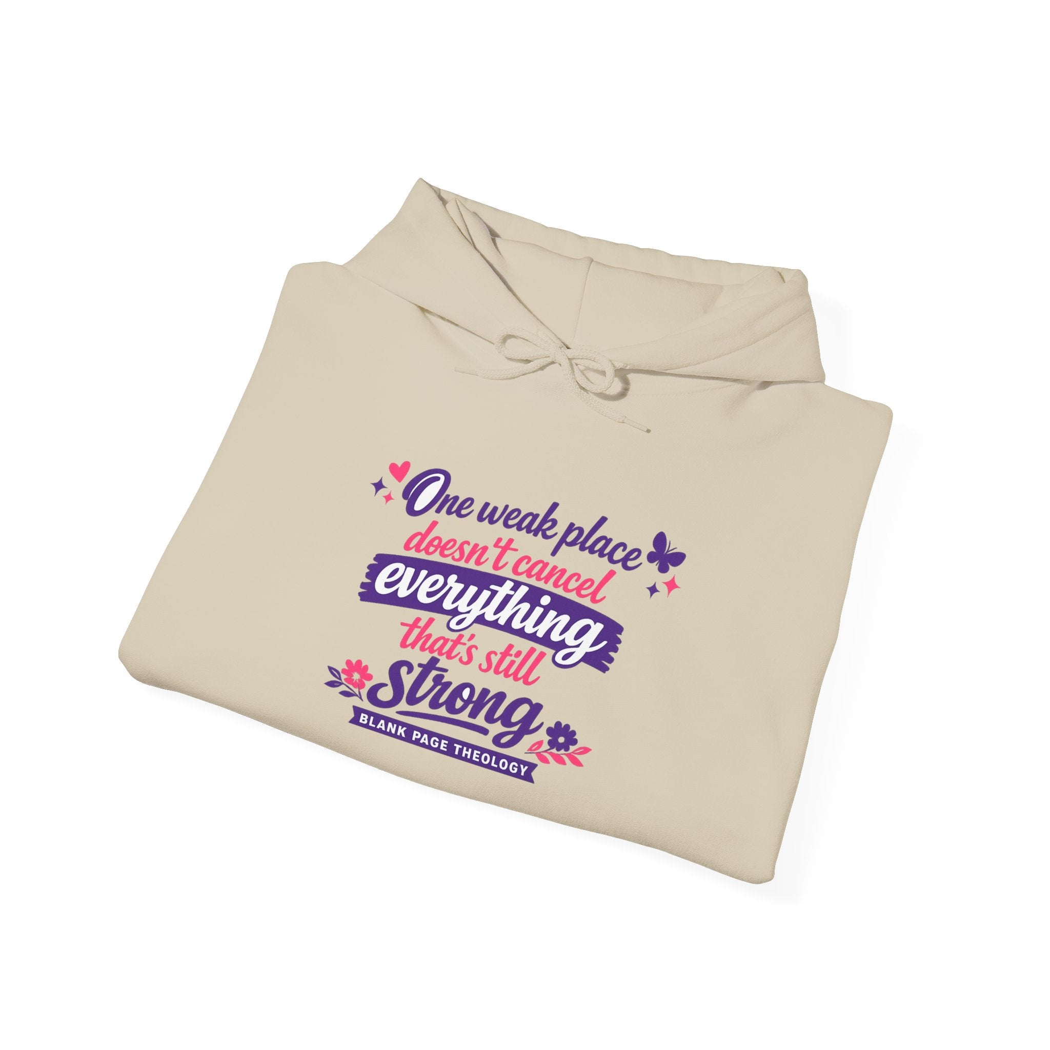 Signature 'One Weak Place' Heavy Blend Hooded Sweatshirt