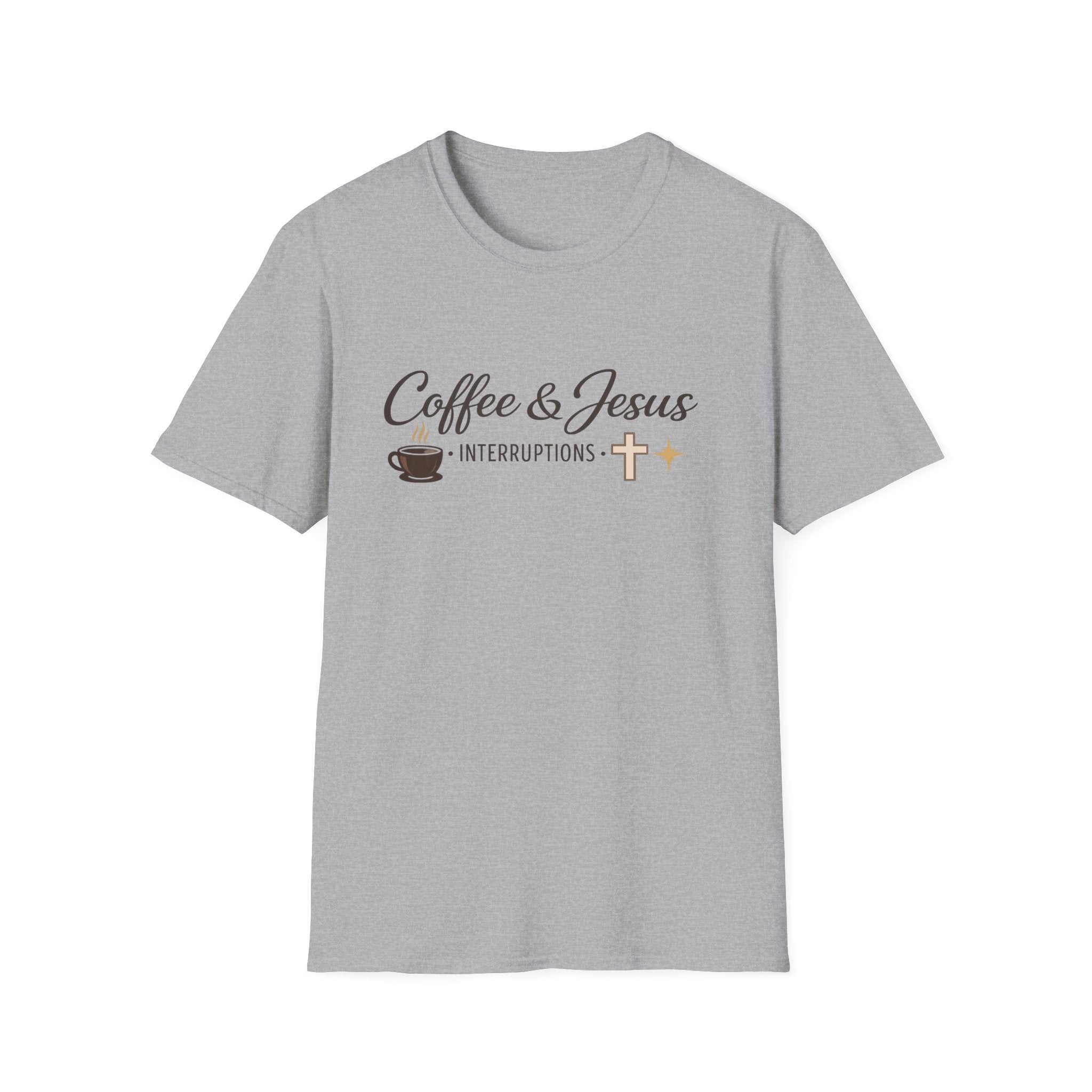 Signature 'Coffee and Jesus Interruptions' Softstyle T-Shirt