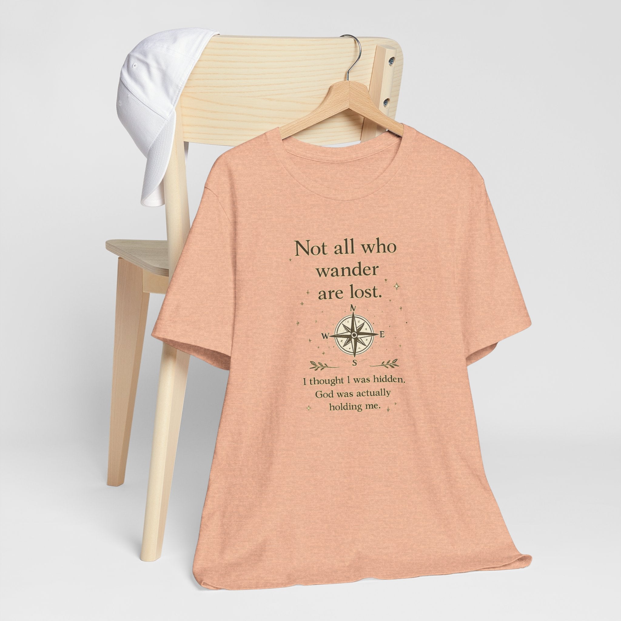 'Not All Who Wander Are Lost' Jersey Short Sleeve Tee