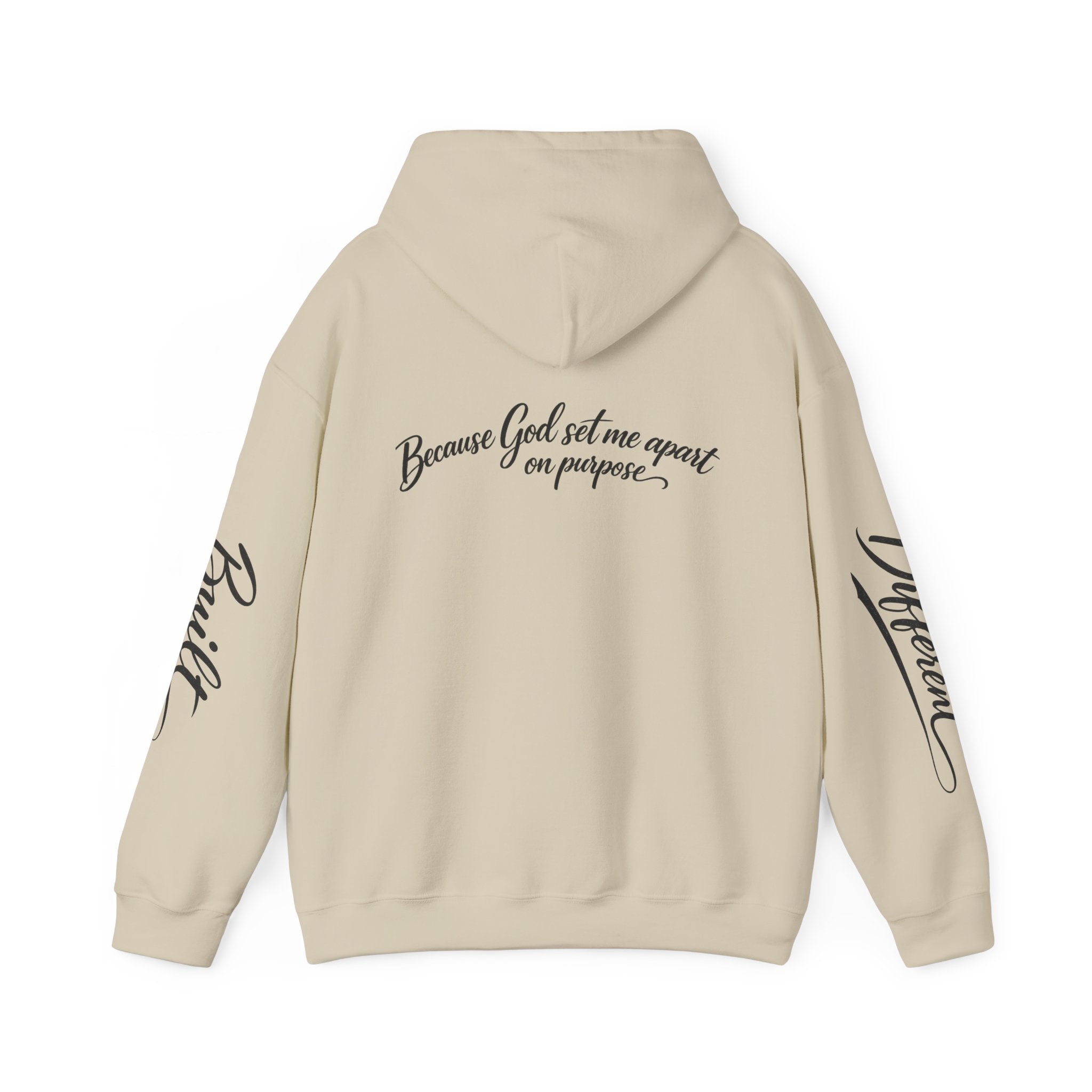 Signature 'Because God Set Me Apart' Blend Hooded Sweatshirt