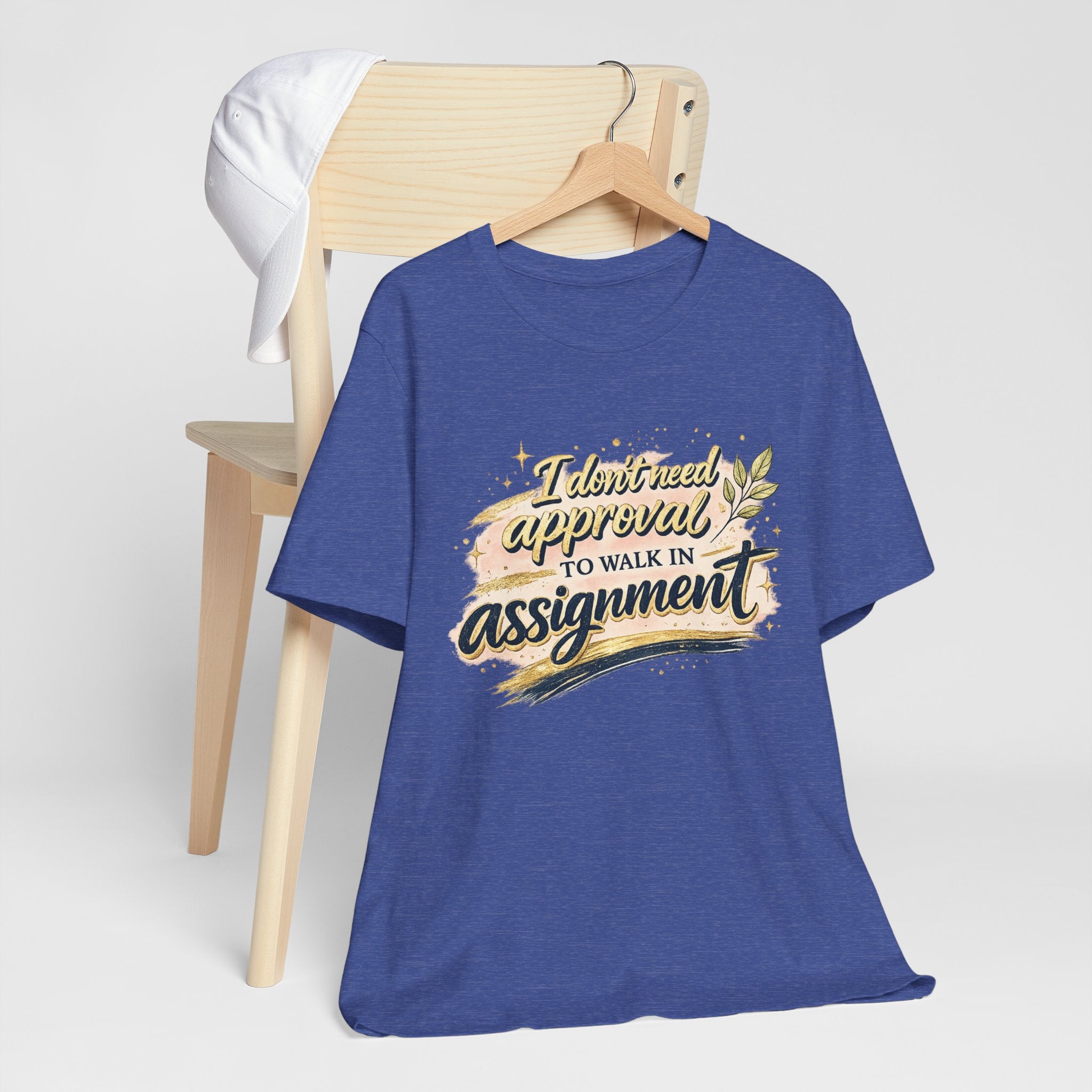 'I Don't Need Approval' Jersey Short Sleeve Tee