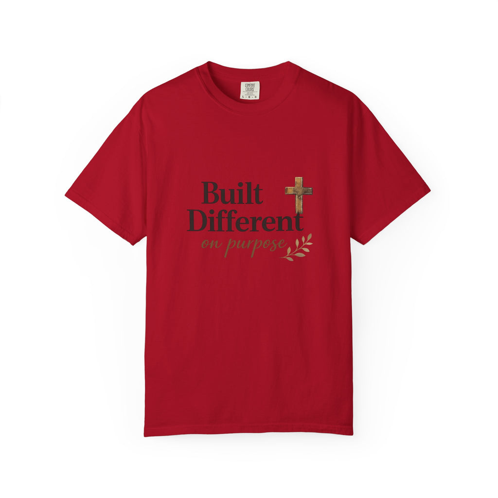 'Built Different on Purpose' Garment-Dyed T-shirt