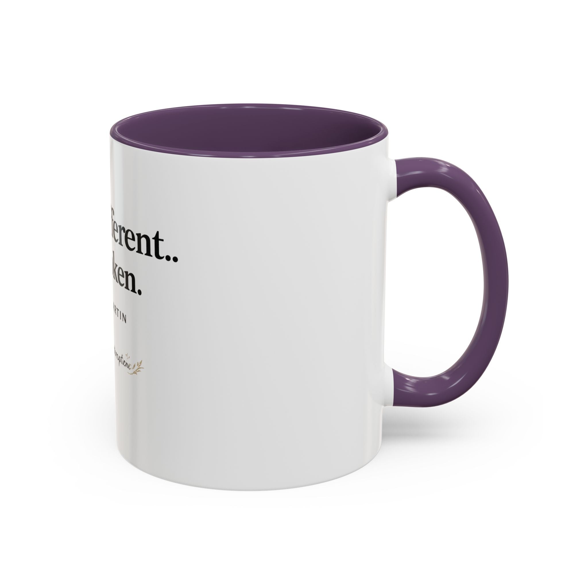 Signature 'Built Different, Not Broken' Accent Coffee Mug