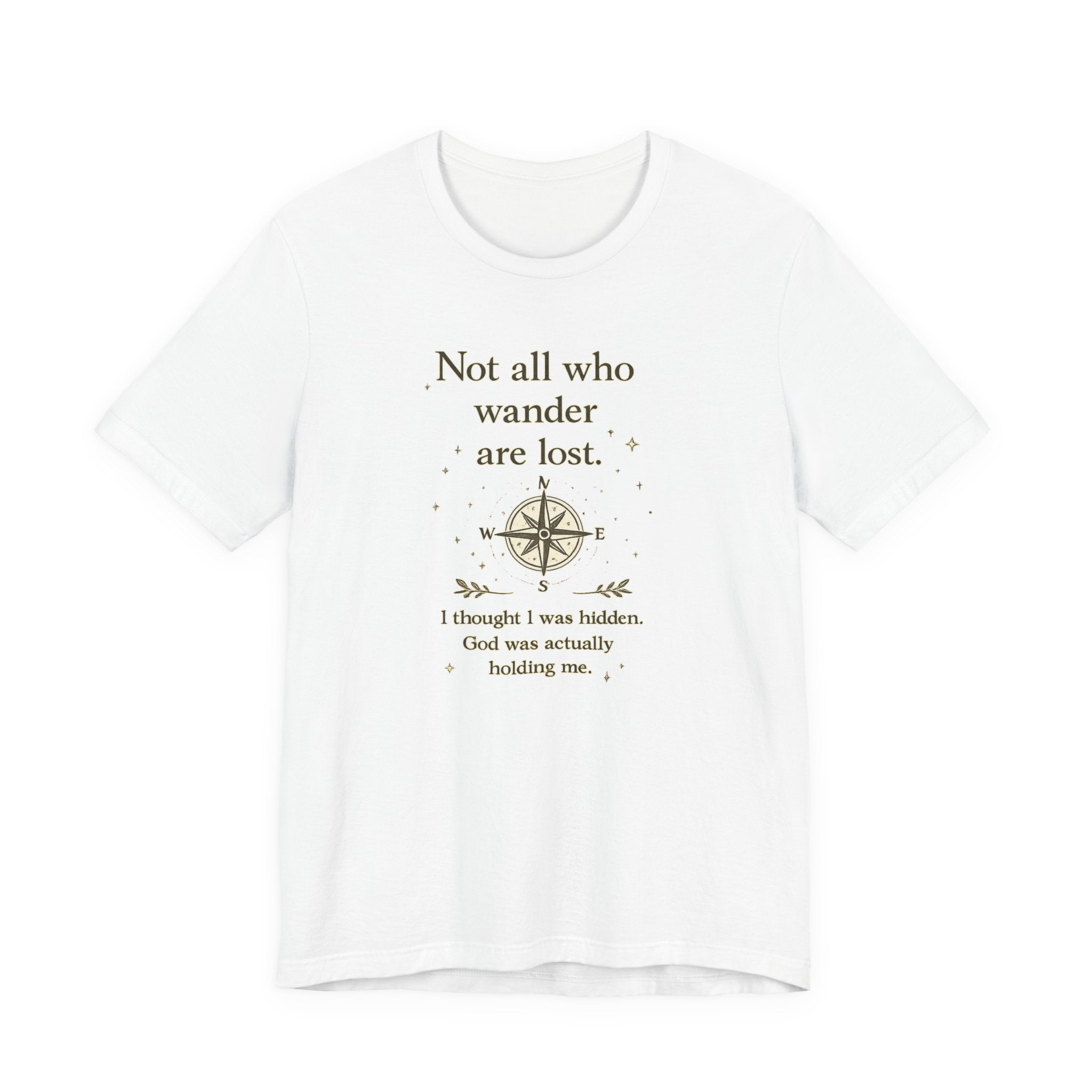 'Not All Who Wander Are Lost' Jersey Short Sleeve Tee