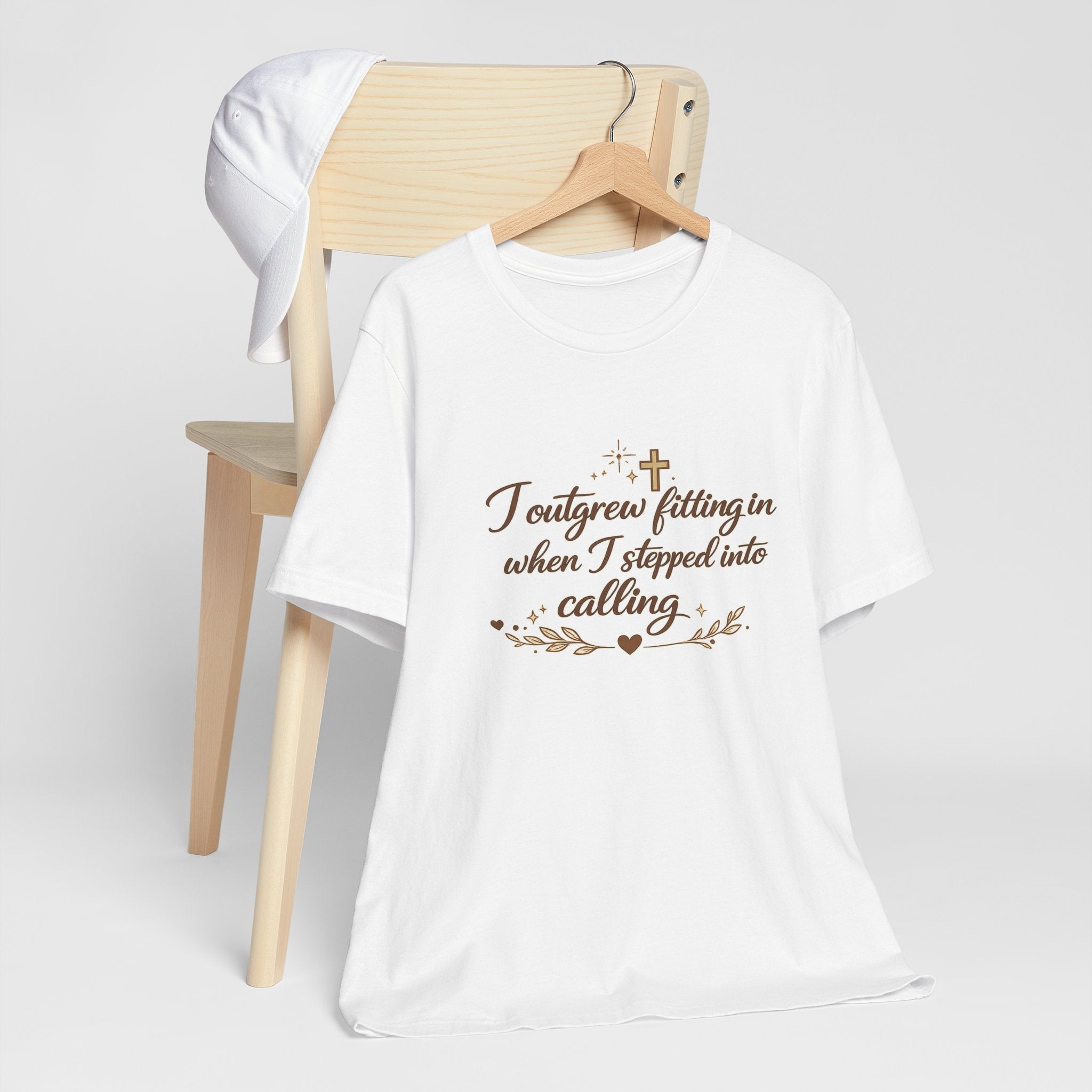 'I Outgrew Fitting In' Jersey Short Sleeve Tee