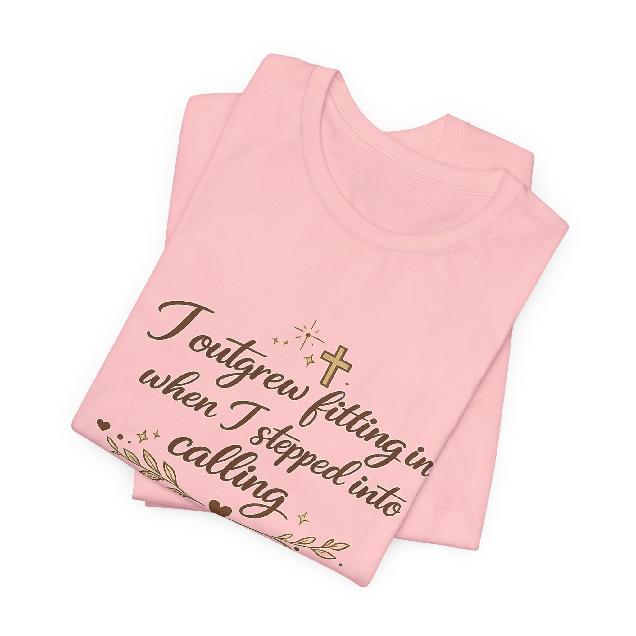 'I Outgrew Fitting In' Jersey Short Sleeve Tee