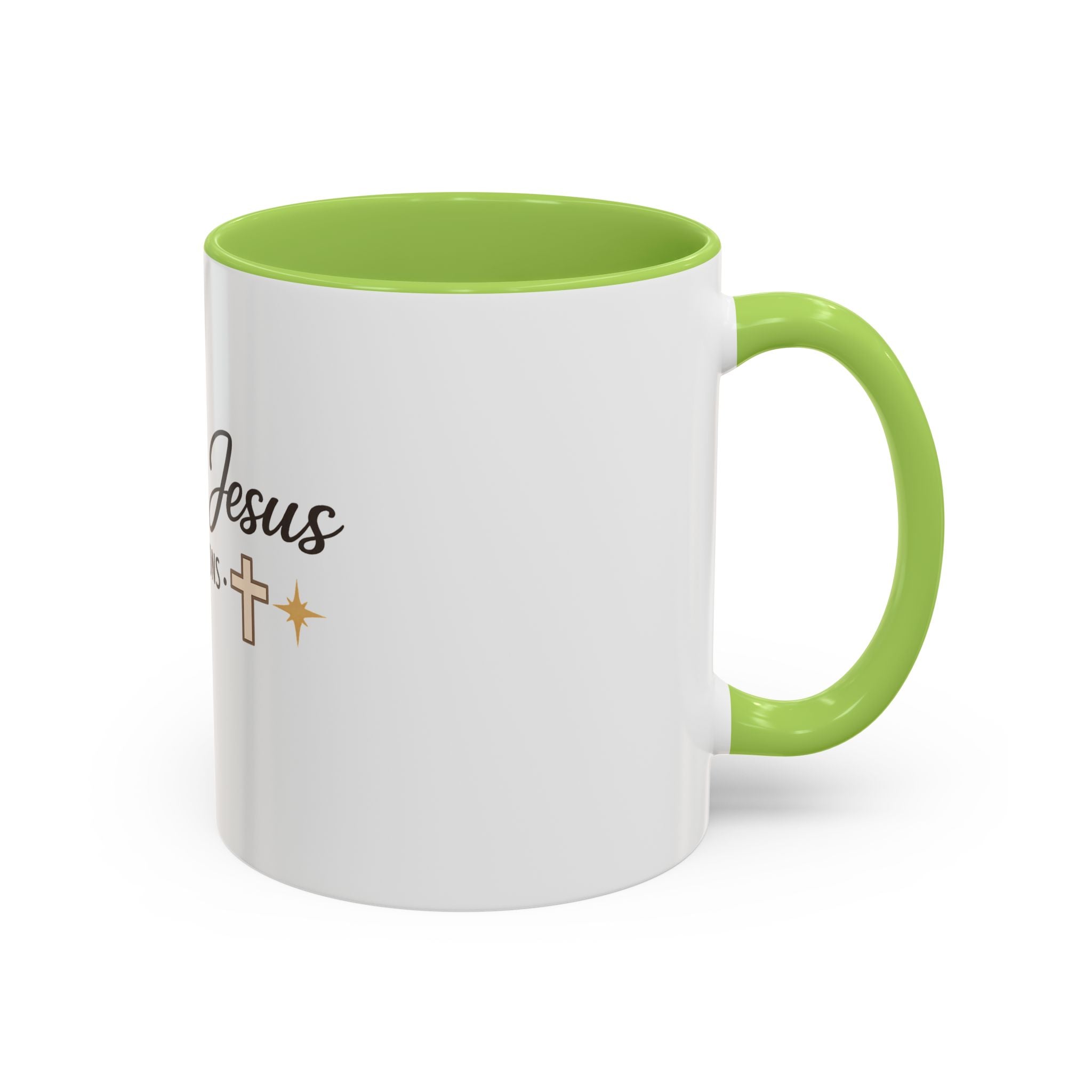 Signature 'Coffee & Jesus Interruptions' Accent Coffee Mug